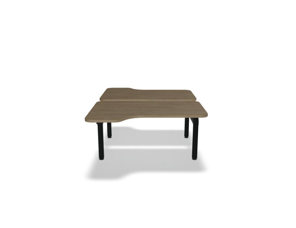 Ogi Drive Bench BODKZ514 - Doppelschreibtisch mit elektrischer Höhenverstellung, zweimotoriges Gestell in Honigeiche präsentiert im Onlineshop von KAQTU Design AG. Schreibtisch ist von Mdd