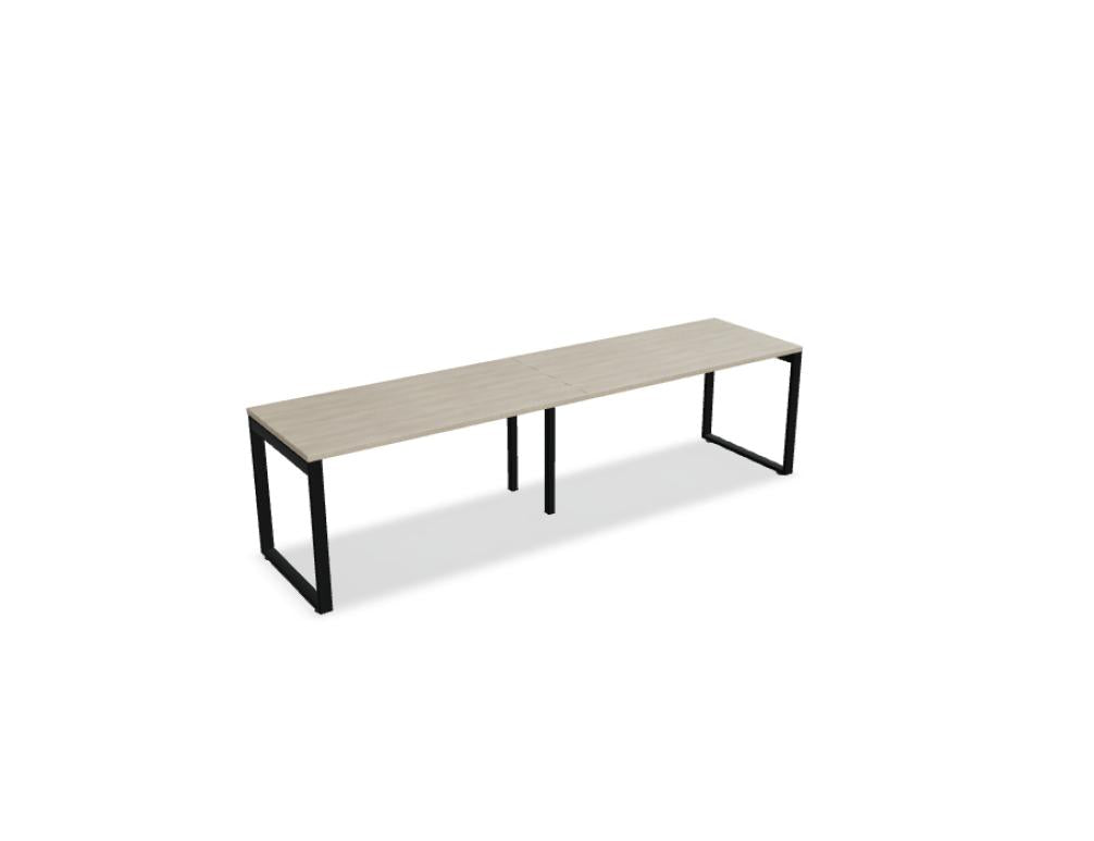 Ogi Q BOQ24E2 - Schreibtisch in Eiche Natur präsentiert im Onlineshop von KAQTU Design AG. Schreibtisch ist von Mdd