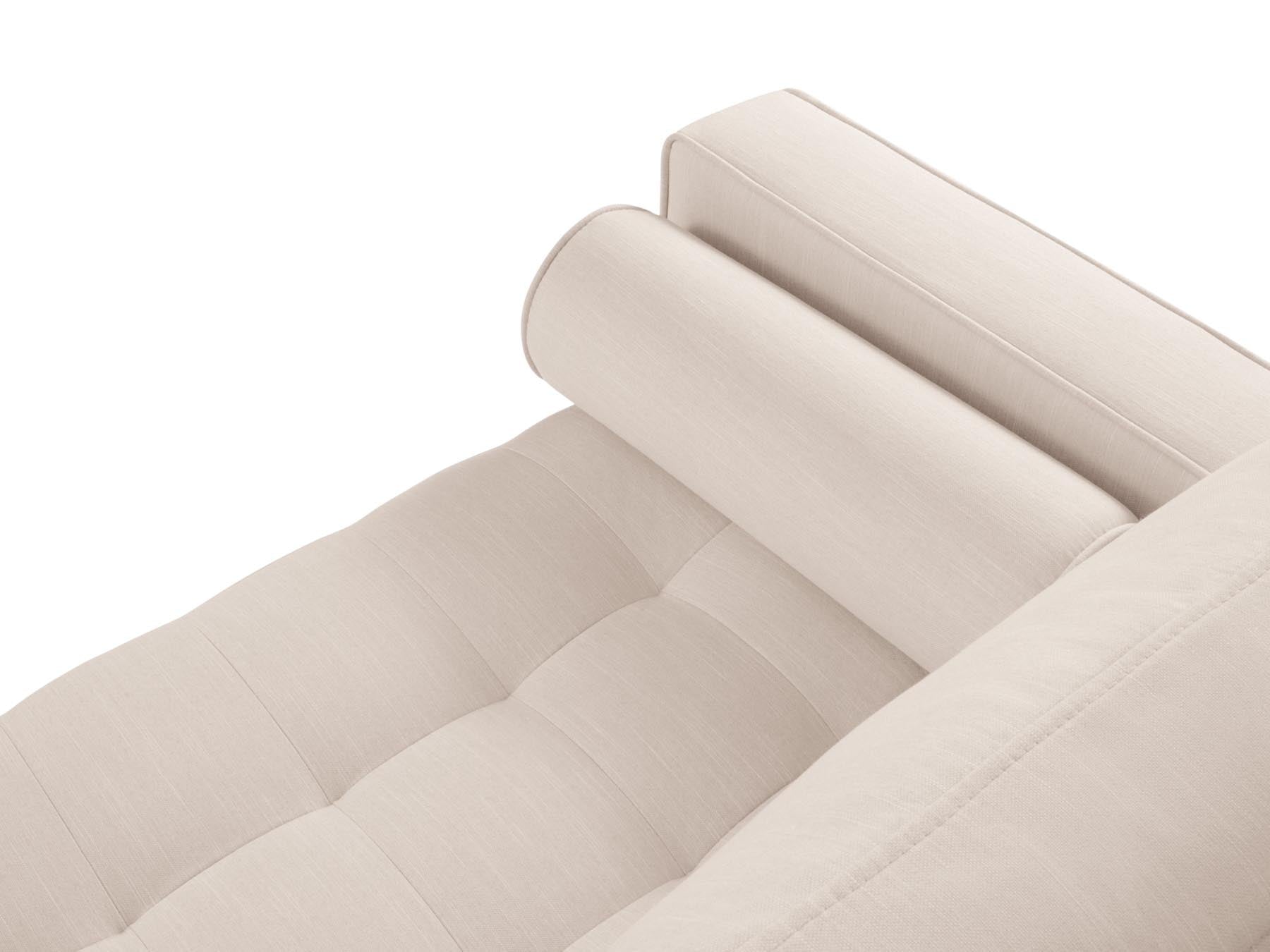 Elegantes 2-Sitzer Sofa Aspen in sanftem Beige, ideal für stilvolle Wohnräume. Hochwertige Materialien und modernes Design von Cosmopolitan Design.