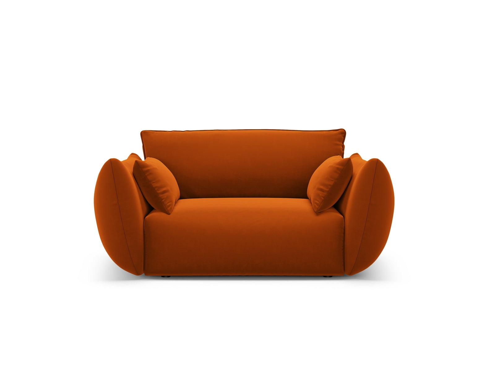 1-Sitzer Sessel Matera in Terracotta-Salvador präsentiert im Onlineshop von KAQTU Design AG. Sessel ist von Cosmopolitan Design