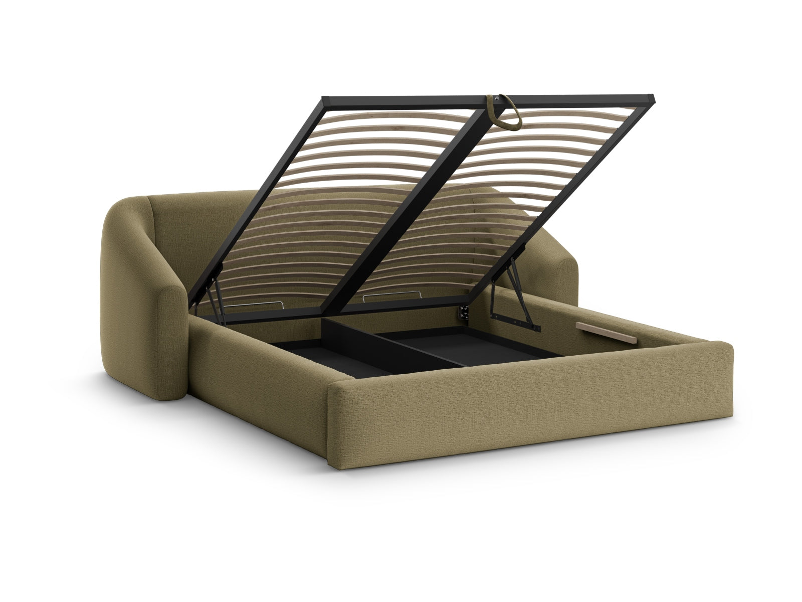 Elegantes Campi Bett von Cosmopolitan Design, ausgestattet mit praktischem Stauraum und einem geschmackvollen Kopfteil für ein modernes Ambiente.