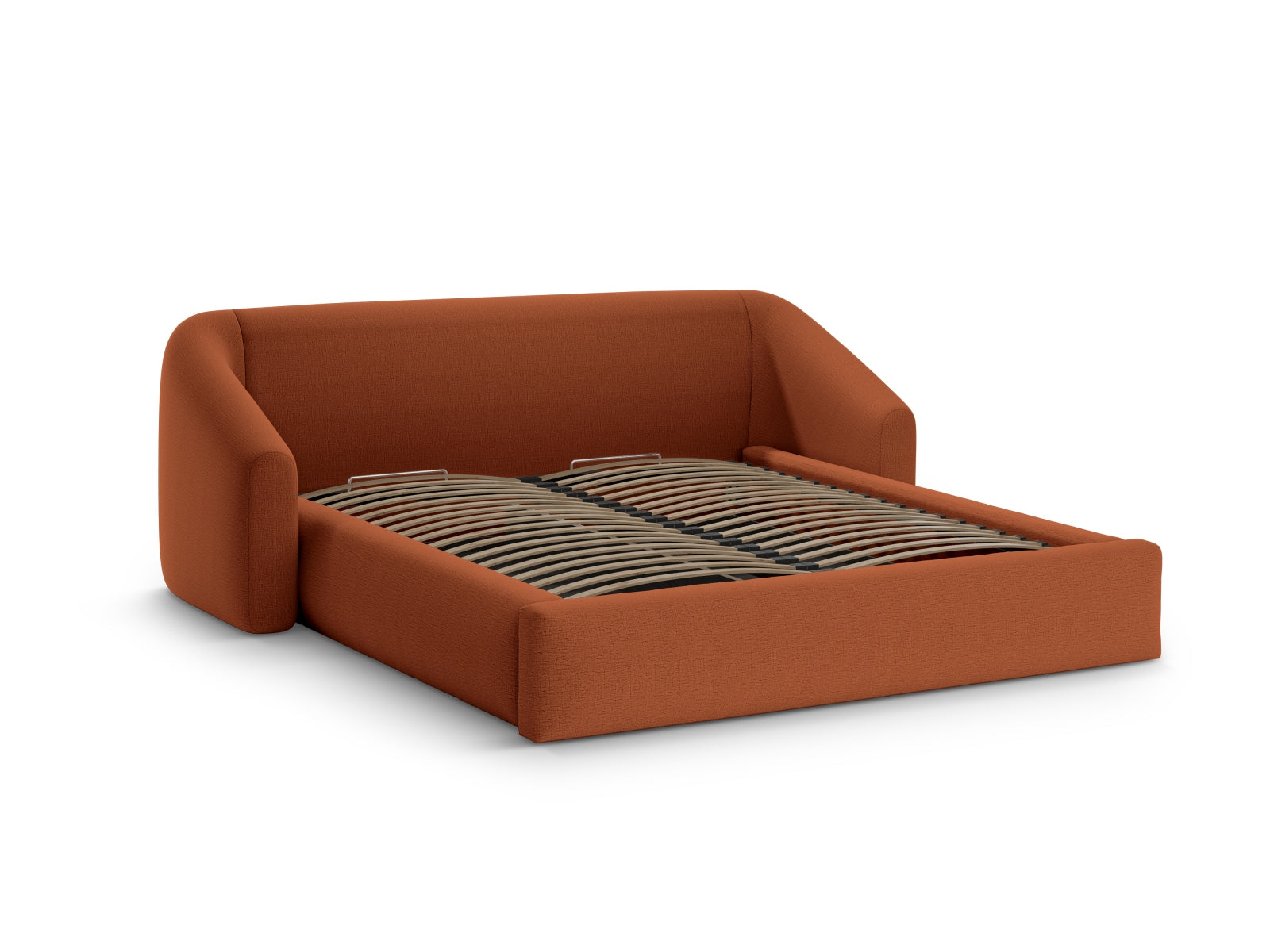 Modernes Campi Bett von Cosmopolitan Design mit praktischem Stauraum und geschmackvollem Kopfteil, perfekt für jedes Schlafzimmer.