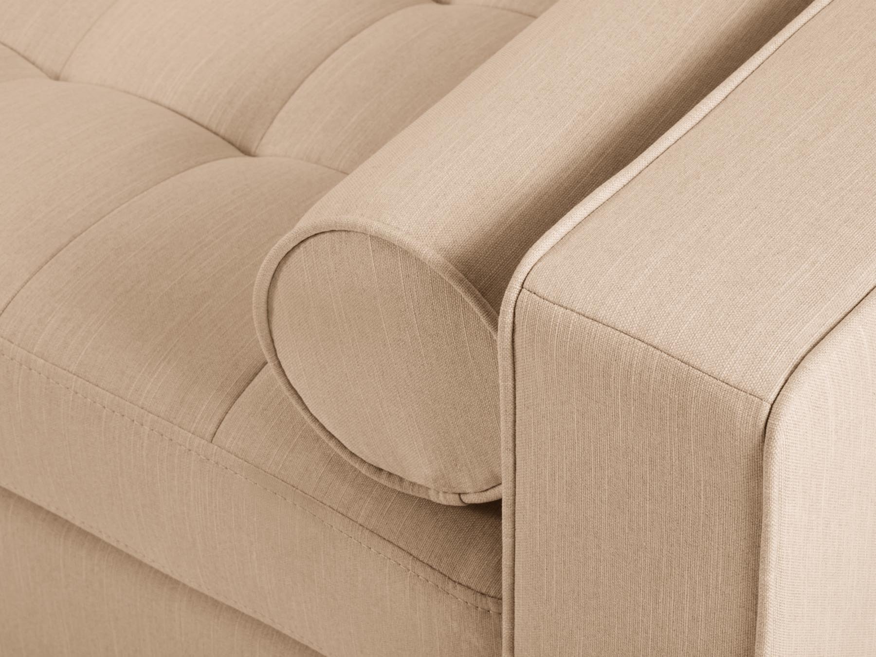 Elegantes 5-Sitzer Ecksofa Aspen links, ideal für gemütliche Abende, bietet Schlaffunktion und cleveren Stauraum für mehr Ordnung.