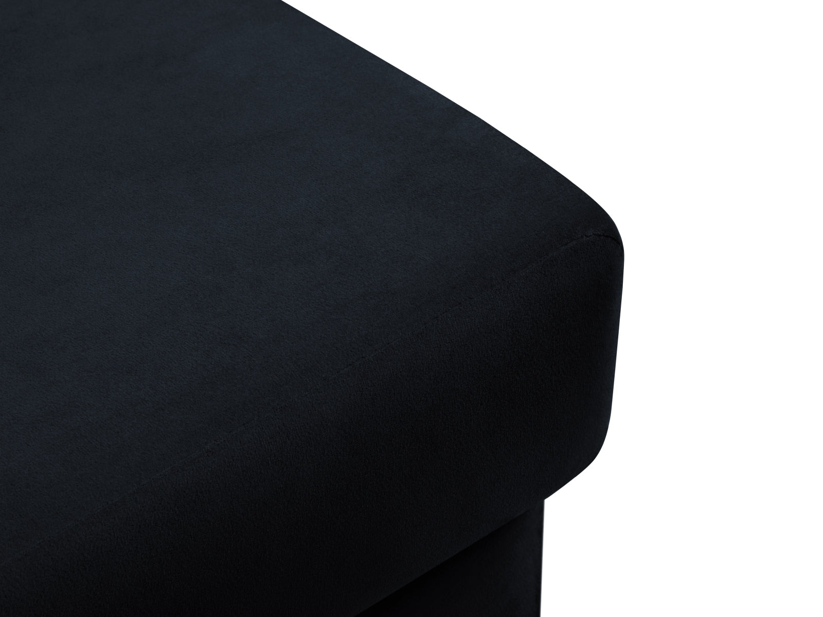 Eleganter Kyoto Pouf mit 70 cm Durchmesser in modernem Blau, ideal für gemütliche Sitzmöglichkeiten und stilvolle Wohnräume.
