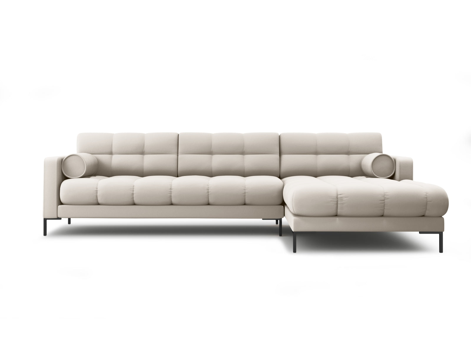 5-Sitzer Ecksofa rechts Bali in Beige-Neve präsentiert im Onlineshop von KAQTU Design AG. Ecksofa rechts ist von Cosmopolitan Design