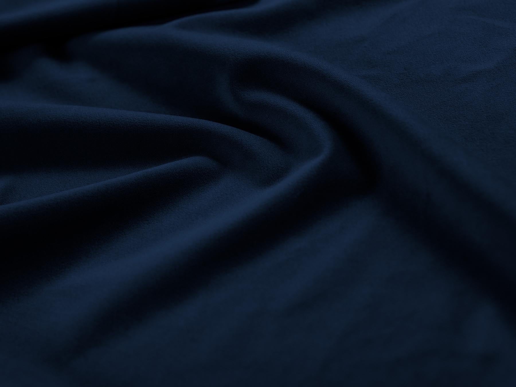 Modernes 4-Sitzer Ecksofa rechts Matera in Royal Blue, perfekt für gemütliche Abende und stilvolle Einrichtung, von Cosmopolitan Design.