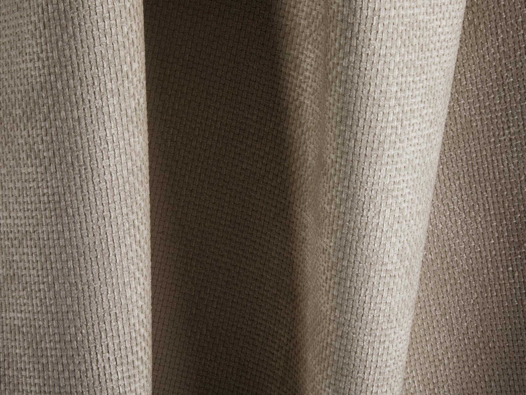 Elegantes 4-Sitzer Ecksofa rechts Panoramic Treno in luxuriösem Dunkelbeige, ideal für moderne und gemütliche Wohnräume.
