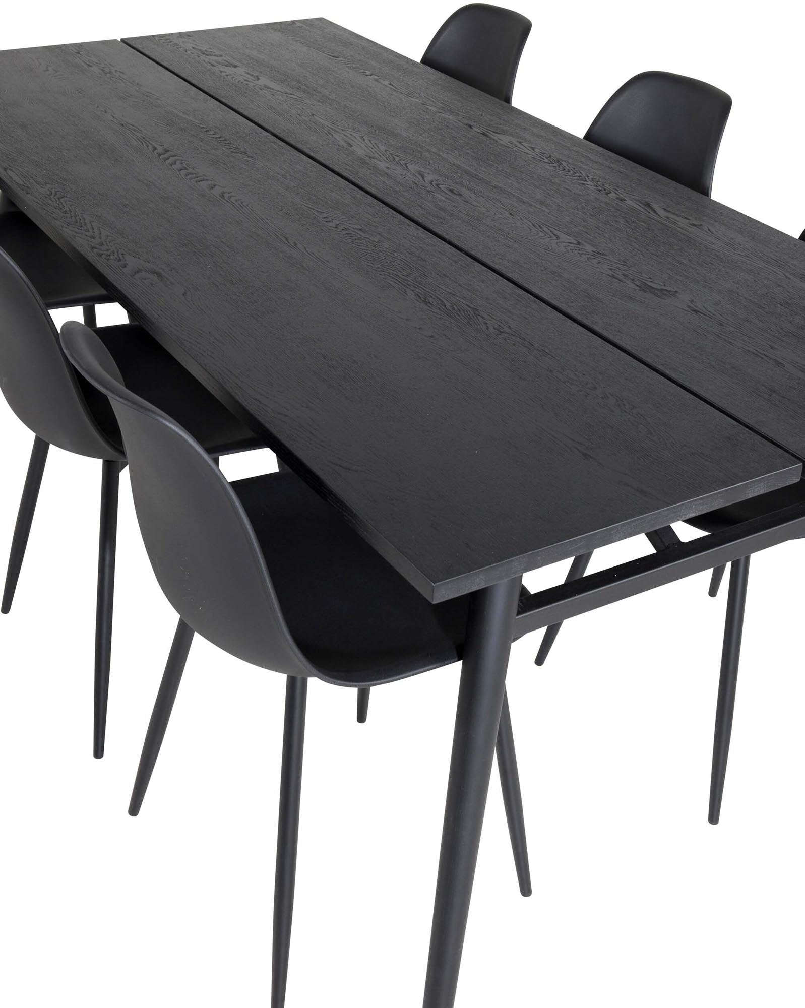 Modernes, ausziehbares Esszimmerset von Venture Home, perfekt für gesellige Abende, bietet Platz für bis zu 6 Personen und besticht durch stilvolles Design.