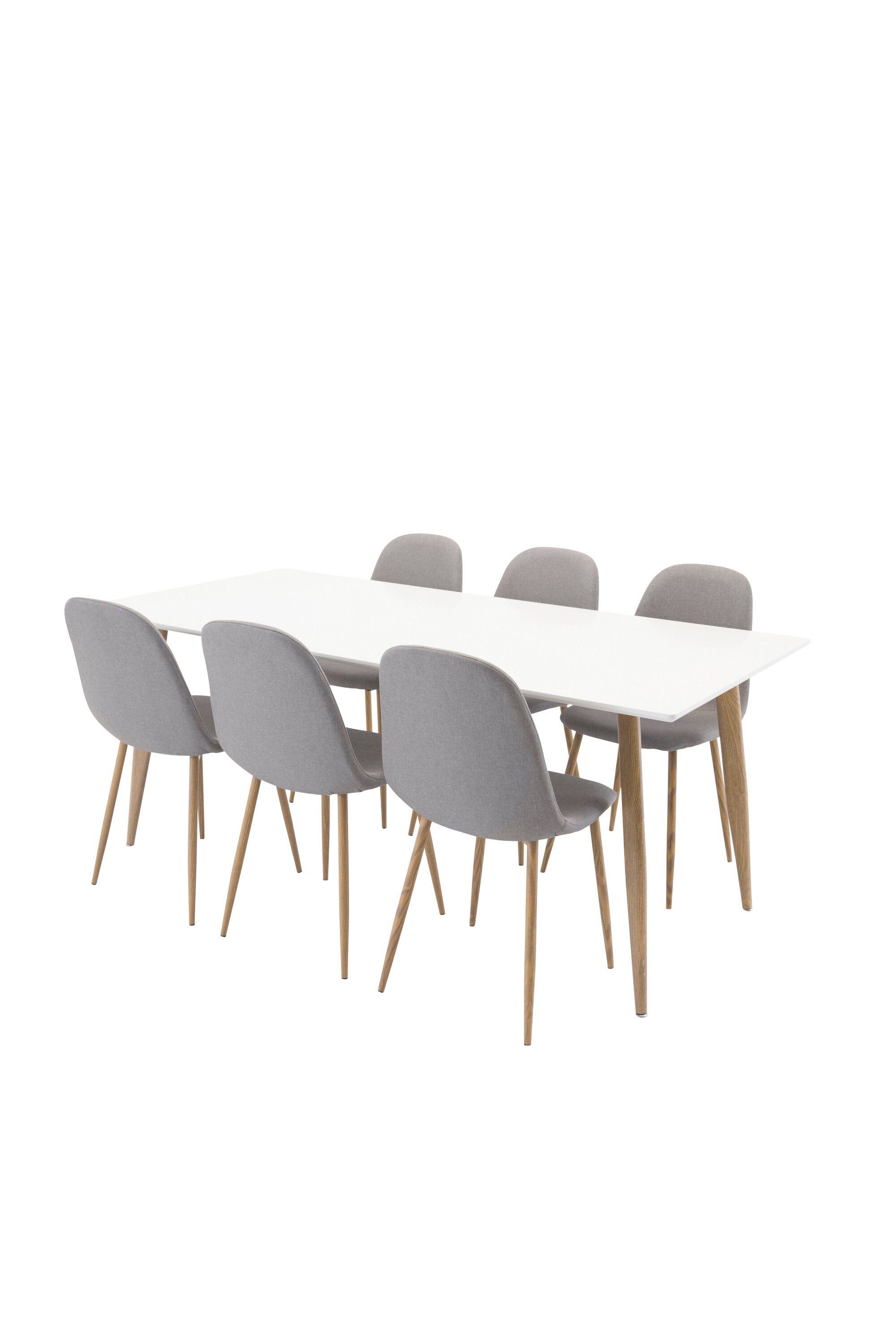 Elegantes Esszimmer Set Polar von Venture Home, bestehend aus einem modernen Tisch und harmonierenden Stühlen für einladende Essbereiche.
