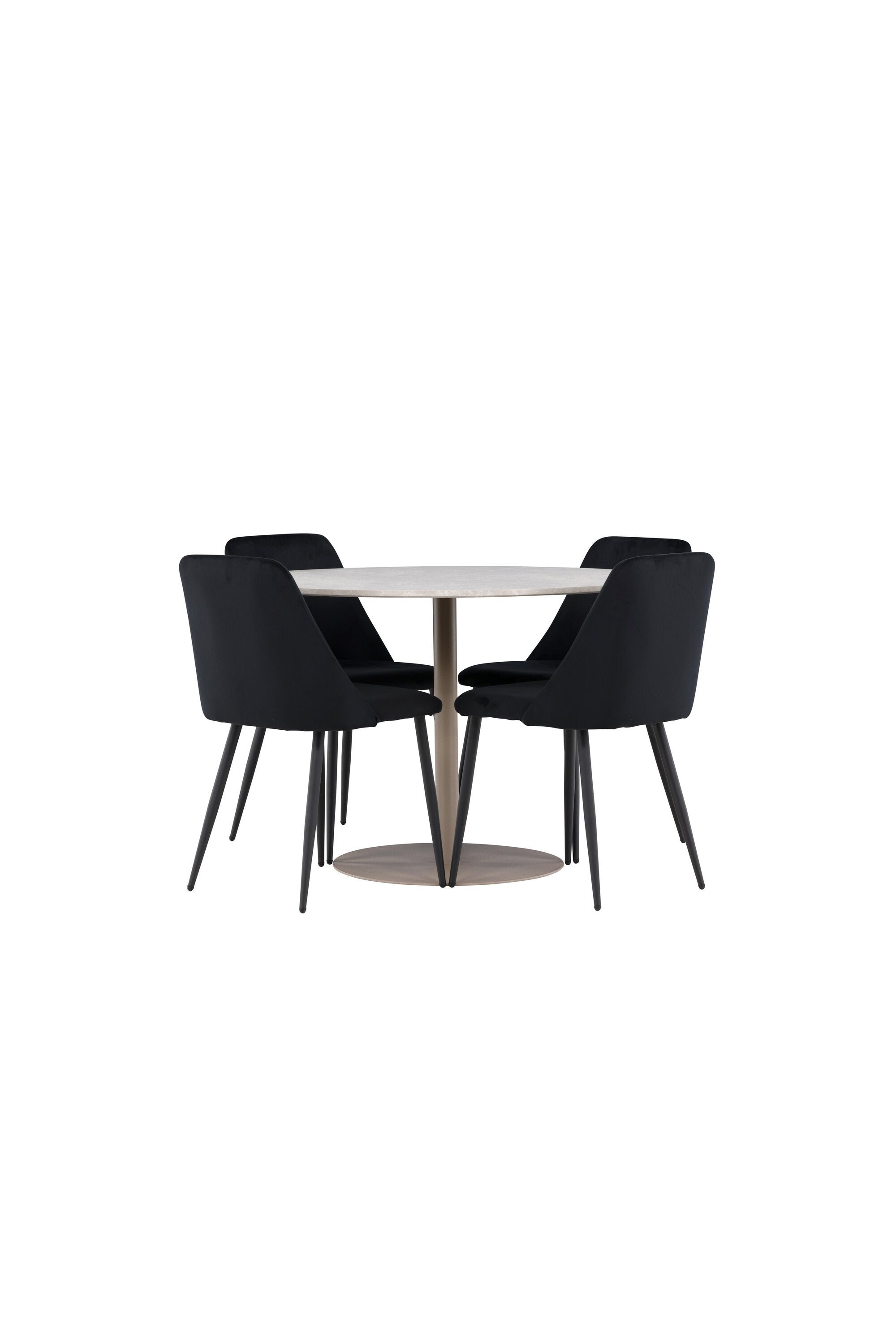 Lycke Esstisch mit Night Esszimmerstuhl in  präsentiert im Onlineshop von KAQTU Design AG. Esstischset ist von Venture Home