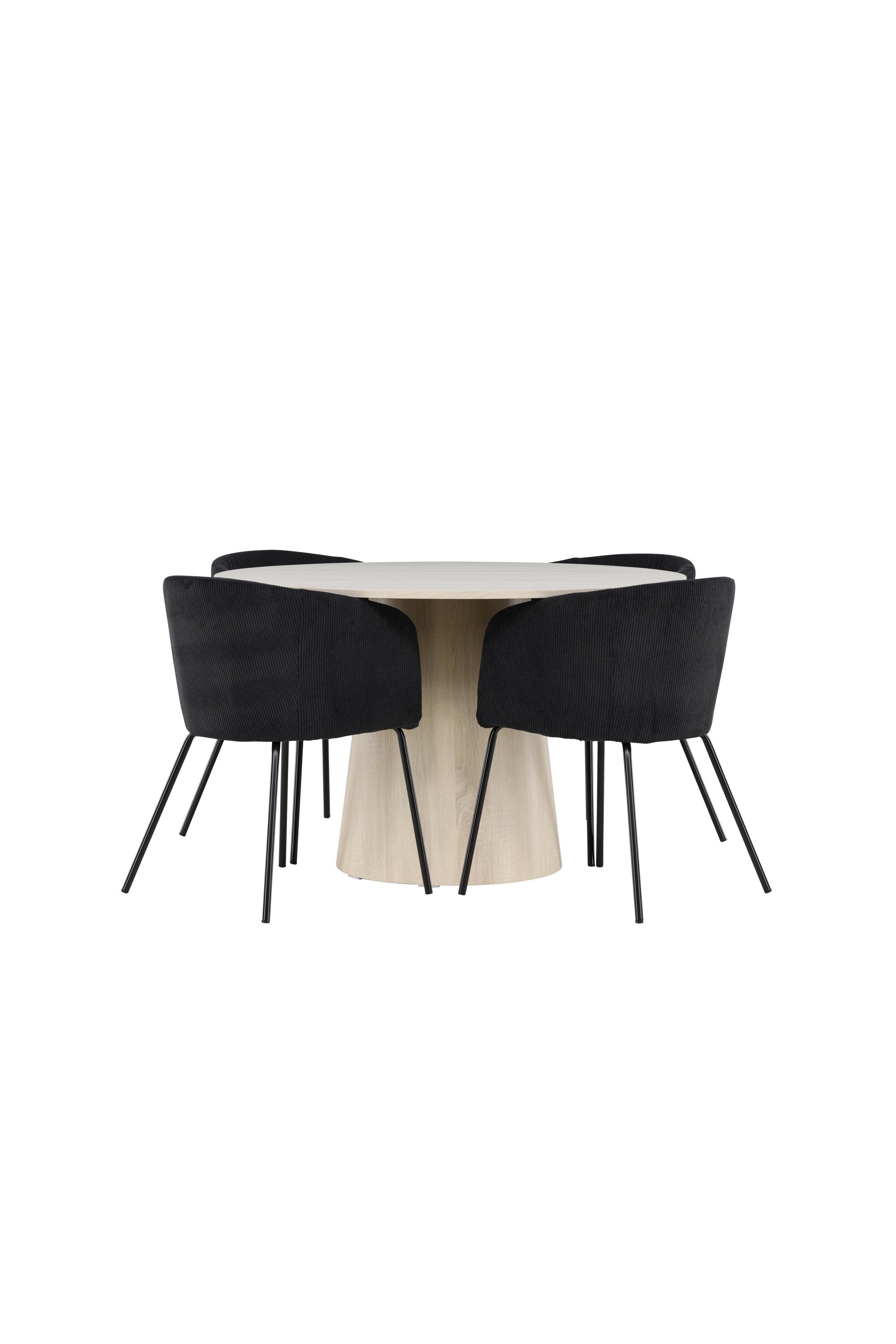 Lanzo Esstisch mit Berit Esszimmerstuhl in  präsentiert im Onlineshop von KAQTU Design AG. Esstischset ist von Venture Home