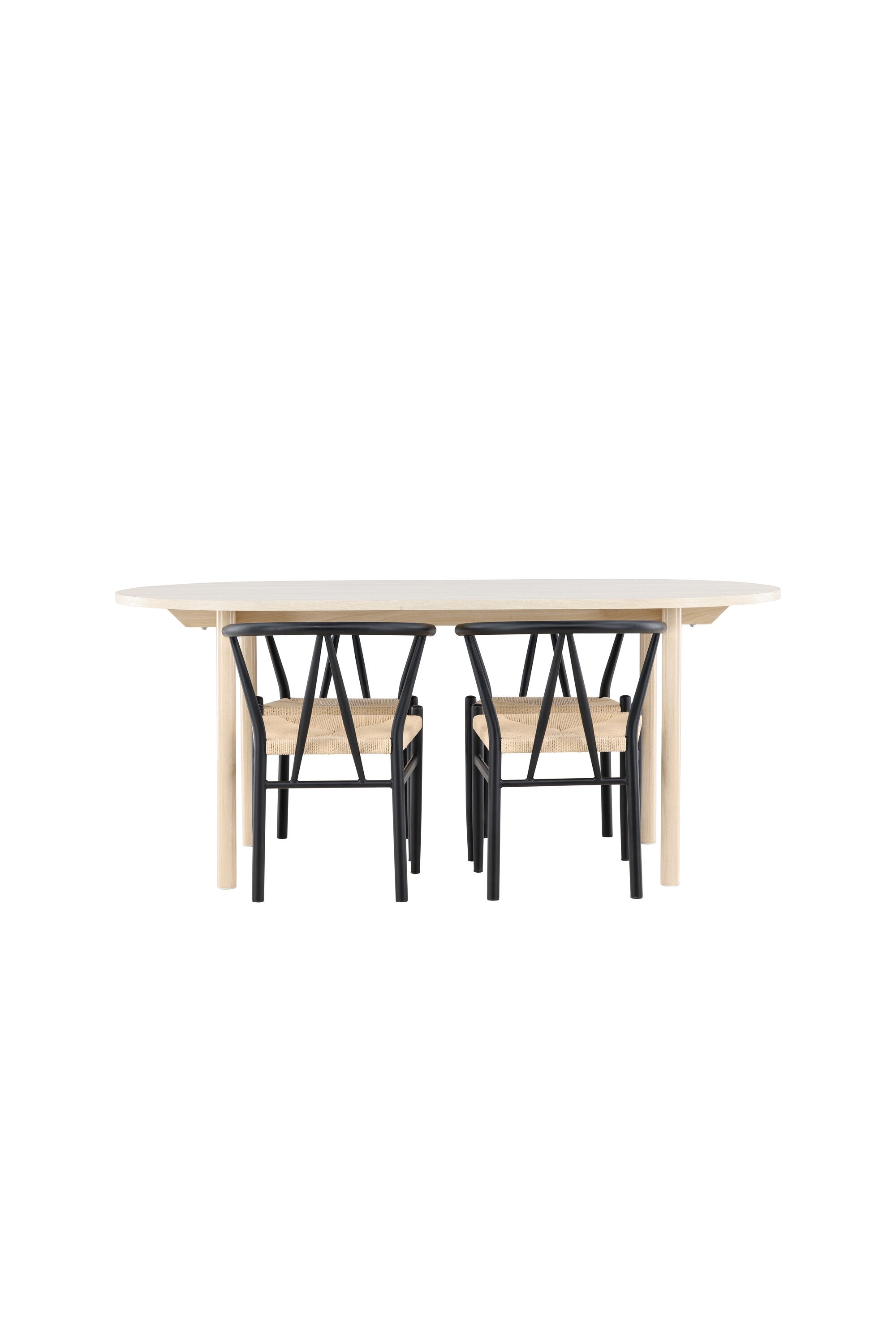 Andy Esstisch mit Alfons Esszimmerstuhl in  präsentiert im Onlineshop von KAQTU Design AG. Esstischset ist von Venture Home