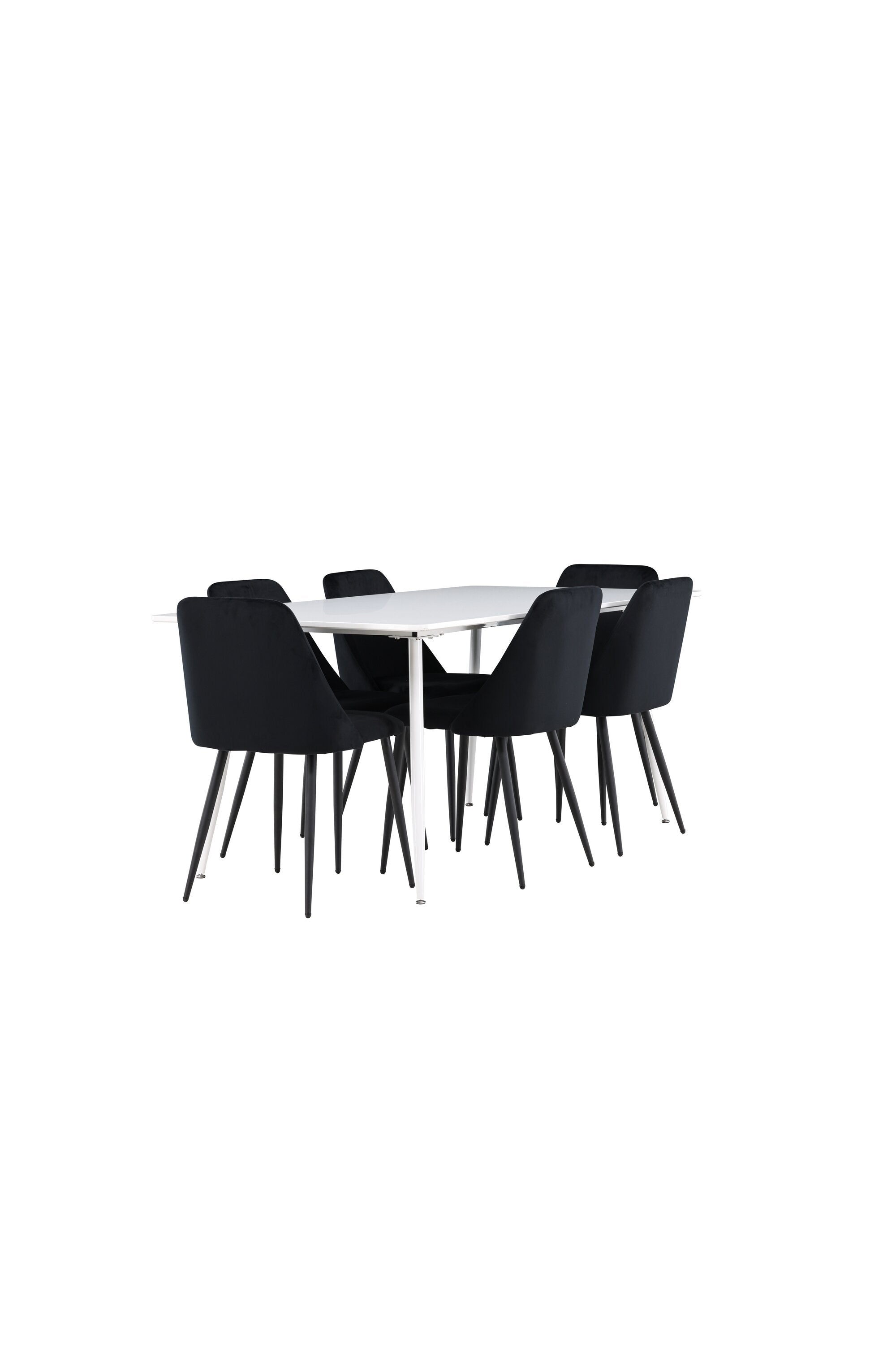 Stilvolles Esstischset mit Silar Tisch und Night Stühlen von Venture Home, perfekt für zeitgemäße Essbereiche.