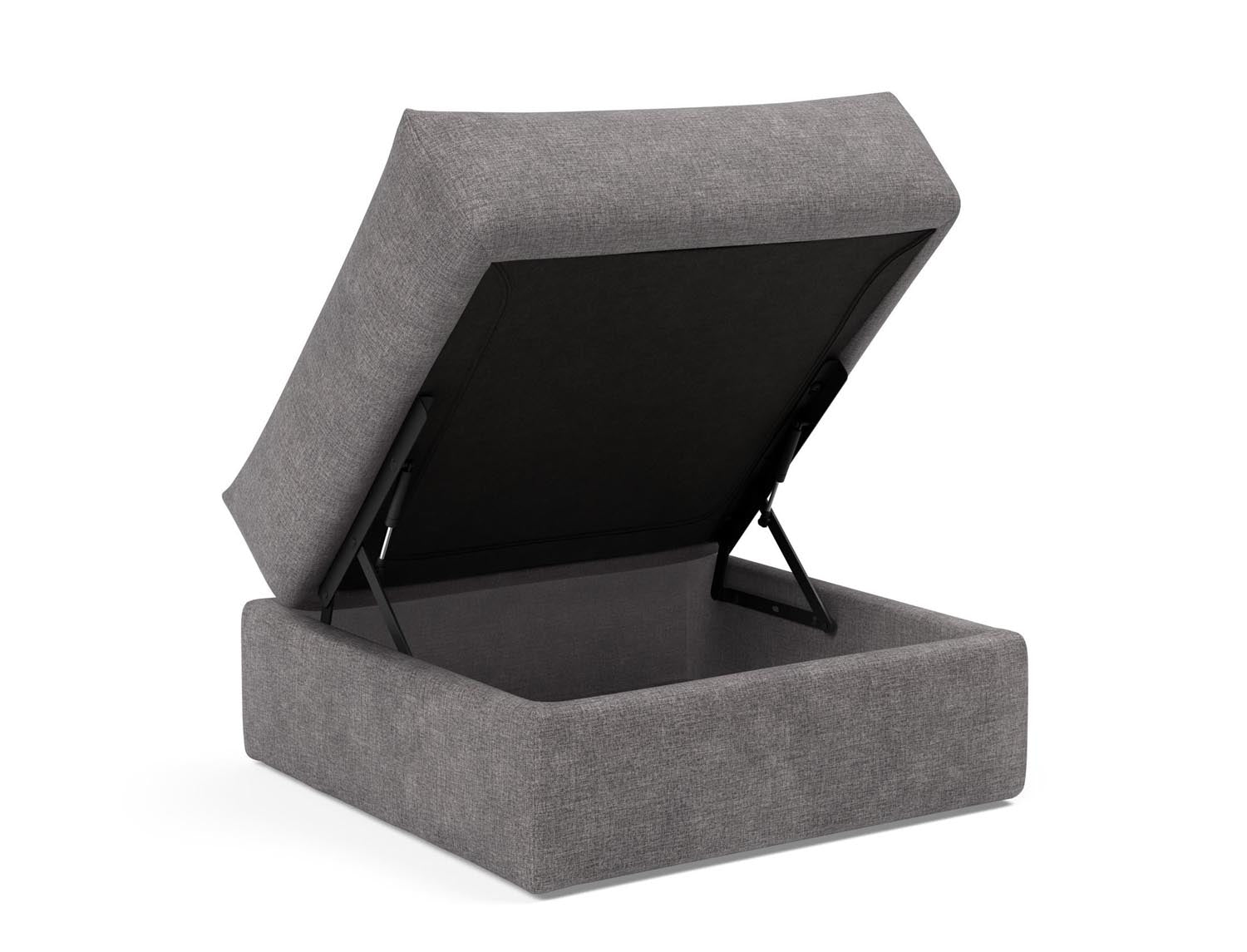 Der Cornila Puff von Innovation Living vereint modernes Design mit Funktionalität und eignet sich perfekt als eleganter Hocker oder dekoratives Element.