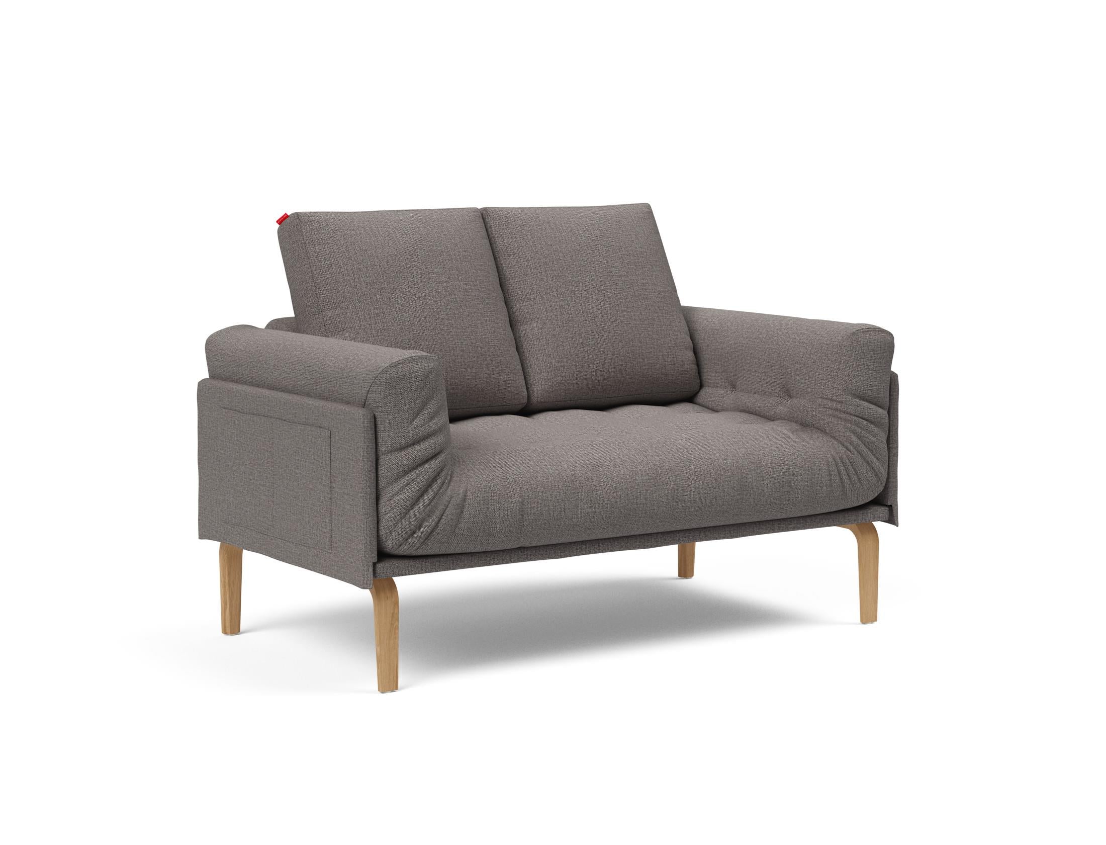 Elegantes Rollo Bow Klappsofa 80 mit robustem Classic Bezug von Innovation Living, perfekt für vielseitige Wohnräume und gemütliche Abende.