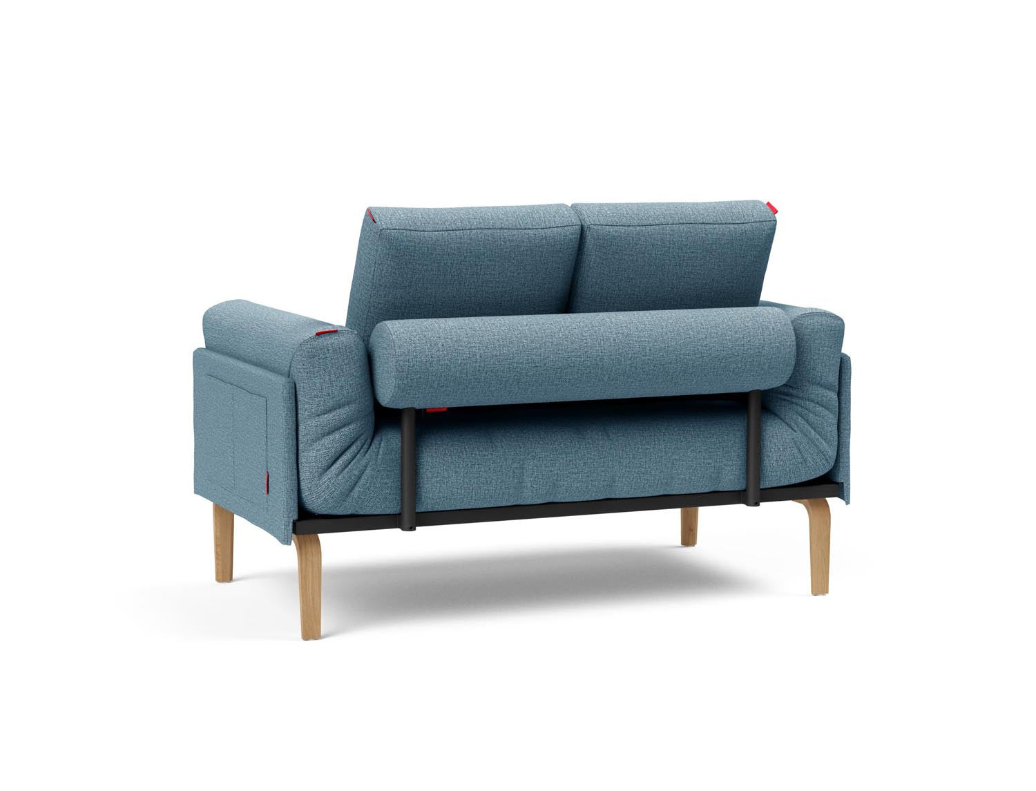 Modernes Rollo Bow Klappsofa 80 mit elegantem Classic Bezug – perfekt für stilvolle Wohnräume und als funktionales Schlafmöbel.