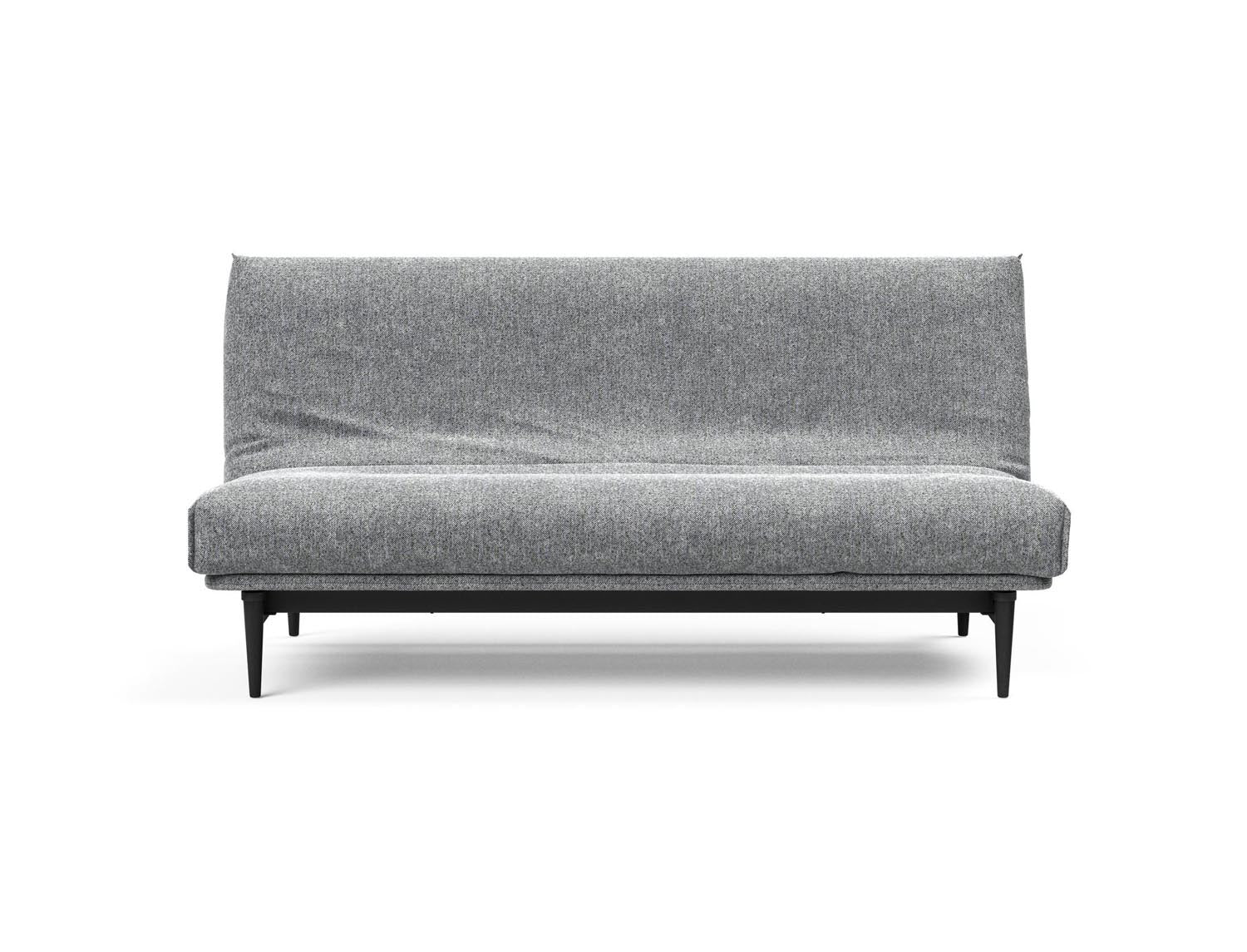 Elegantes Bettsofa Colpus in schwarzer Eiche, ausgestattet mit einem komfortablen Soft Spring Bezug für stilvolle Wohnräume.