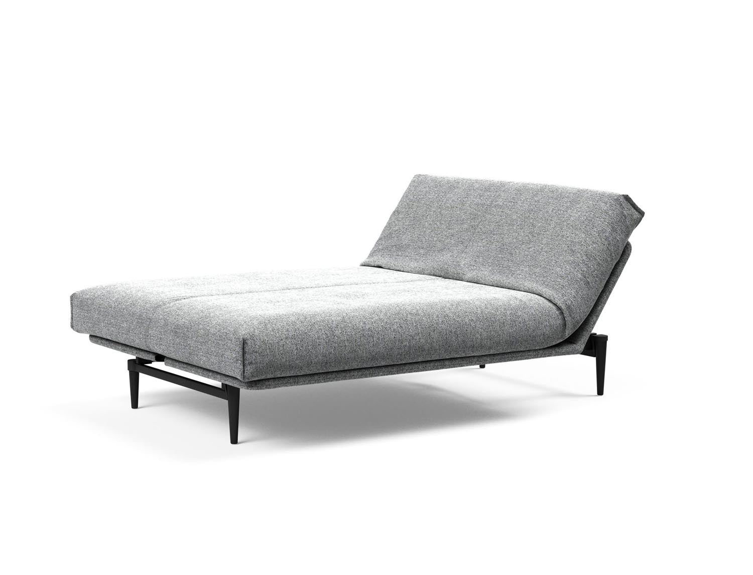 Elegantes Colpus Bettsofa in schwarzer Eiche, mit weichem Soft Spring Bezug, ideal für stilvolle Wohnräume und vielseitige Nutzung.