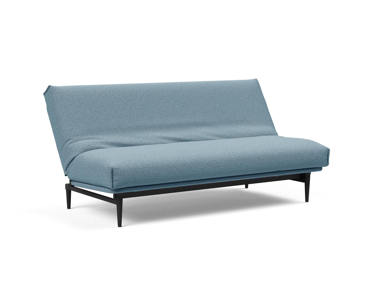 Stylisches Colpus Bettsofa in schwarzer Eiche, mit einem komfortablen Soft Spring Bezug, ideal für modernes Wohnen und vielseitige Nutzung.