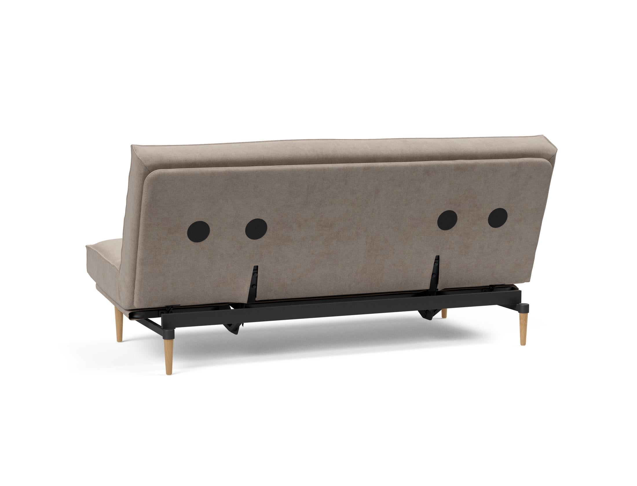 Modernes Colpus Bettsofa 140 in elegantem Design mit Soft Spring Bezug, perfekt für stilvolle Wohnräume und als komfortable Schlaflösung.