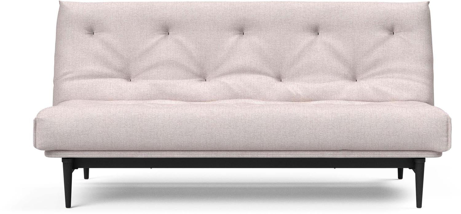 Erleben Sie das elegante Colpus Bettsofa 140 in Nordic Eiche schwarz – ideal für moderne Wohnräume und als komfortables Schlafsofa.
