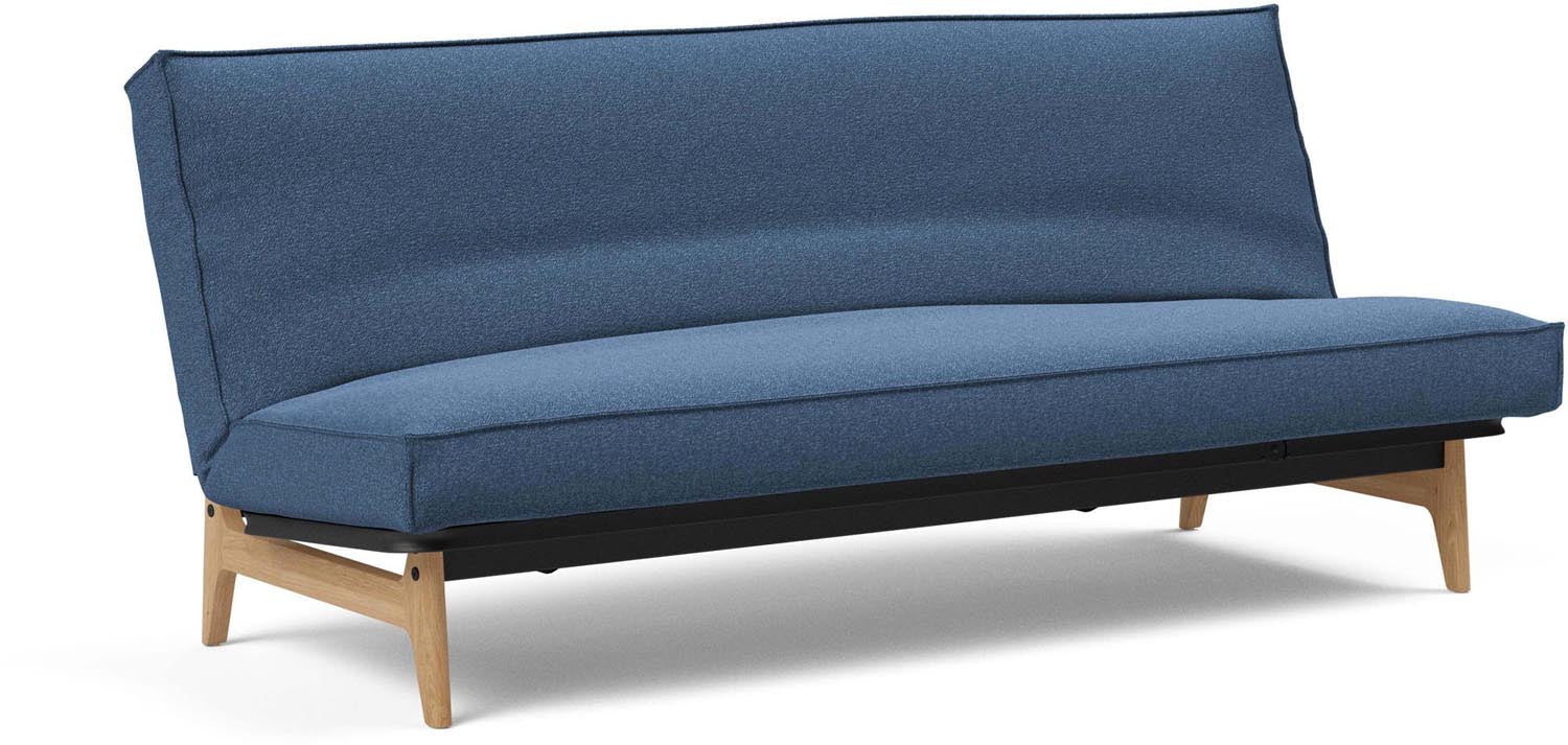 Stylisches Aslak 120 Bettsofa mit hochwertigem Sharp Plus Bezug, ideal für entspannte Abende und modernes Wohndesign.