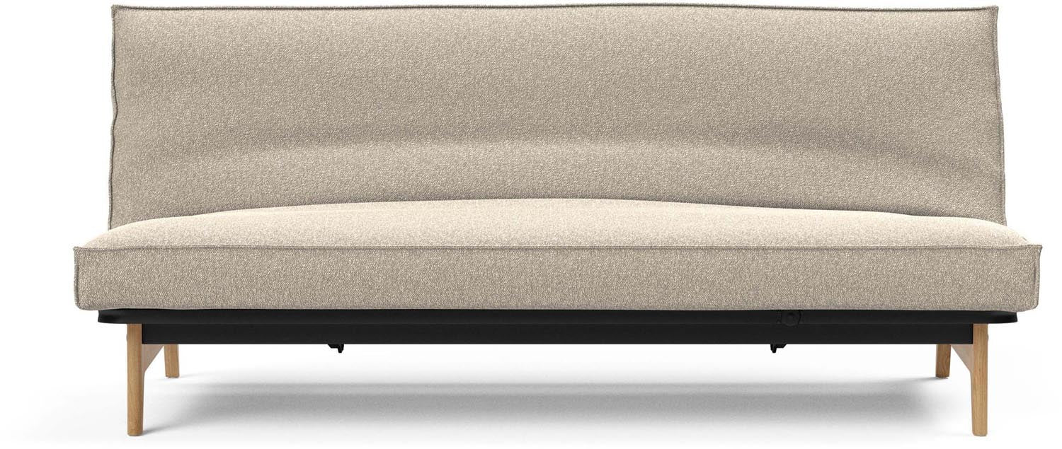 Modernes Aslak 120 Bettsofa mit stilvollem Sharp Plus Bezug, perfekt für gemütliche Abende und als funktionales Schlafsofa für Gäste.
