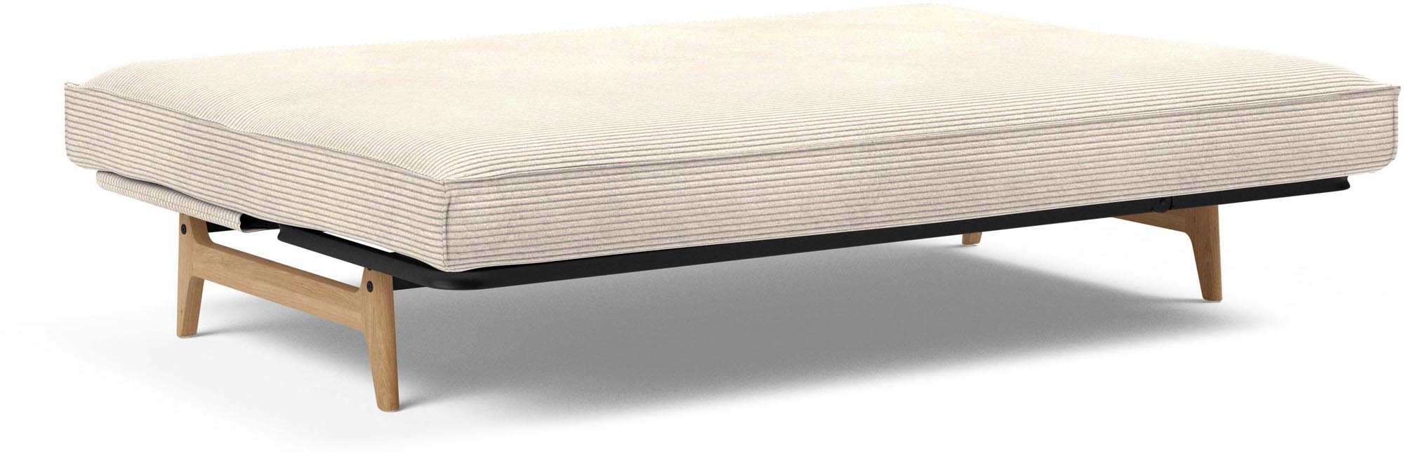 Elegantes Aslak 140 Bettsofa mit hochwertigem Sharp Plus Cover Classic von Innovation Living – perfekt für stilvolle Wohnräume.