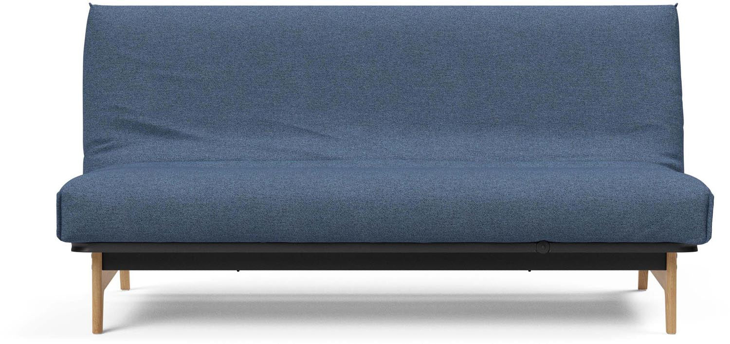 Elegantes Aslak 140 Bettsofa mit Nordic Cover, perfekt für gemütliche Wohnzimmer und als praktische Schlaflösung für Gäste.