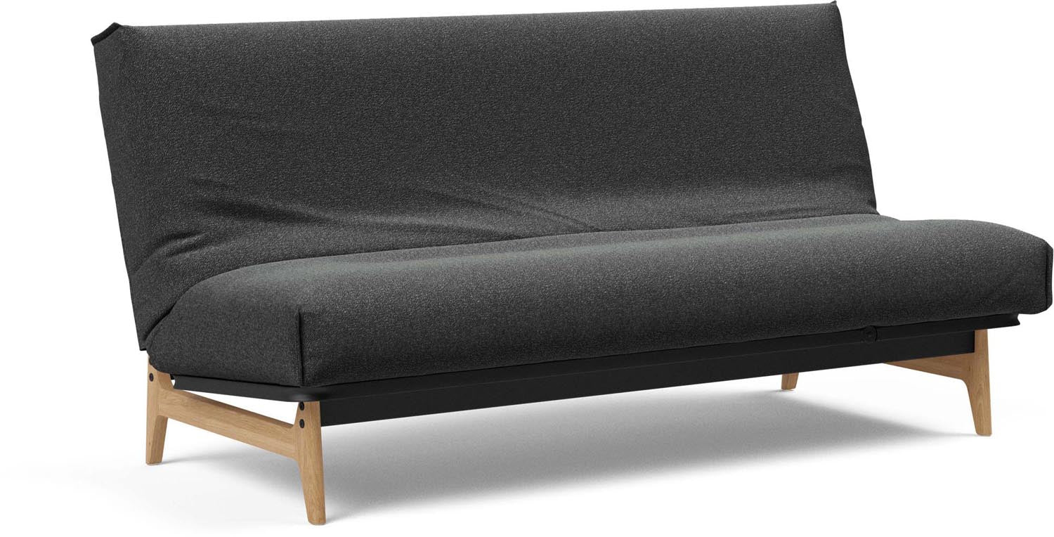 Elegantes Aslak 140 Bettsofa mit Nordic Cover von Innovation Living – ideal für gemütliche Nächte und modernes Wohndesign.