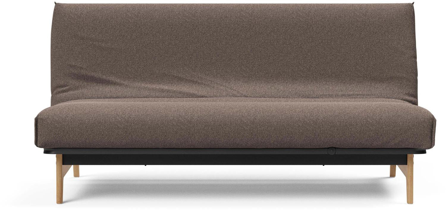 Modernes Aslak 140 Bettsofa mit Nordic Cover, ideal für kleine Räume und vielseitig einsetzbar als Schlafgelegenheit oder Sitzmöbel.