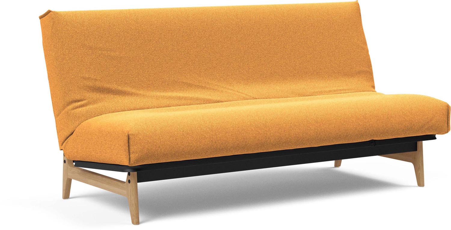 Elegantes Aslak 140 Bettsofa mit Nordic Cover, perfekt für stilvolle Interiors, vereint Funktionalität und zeitgemäßes Design.