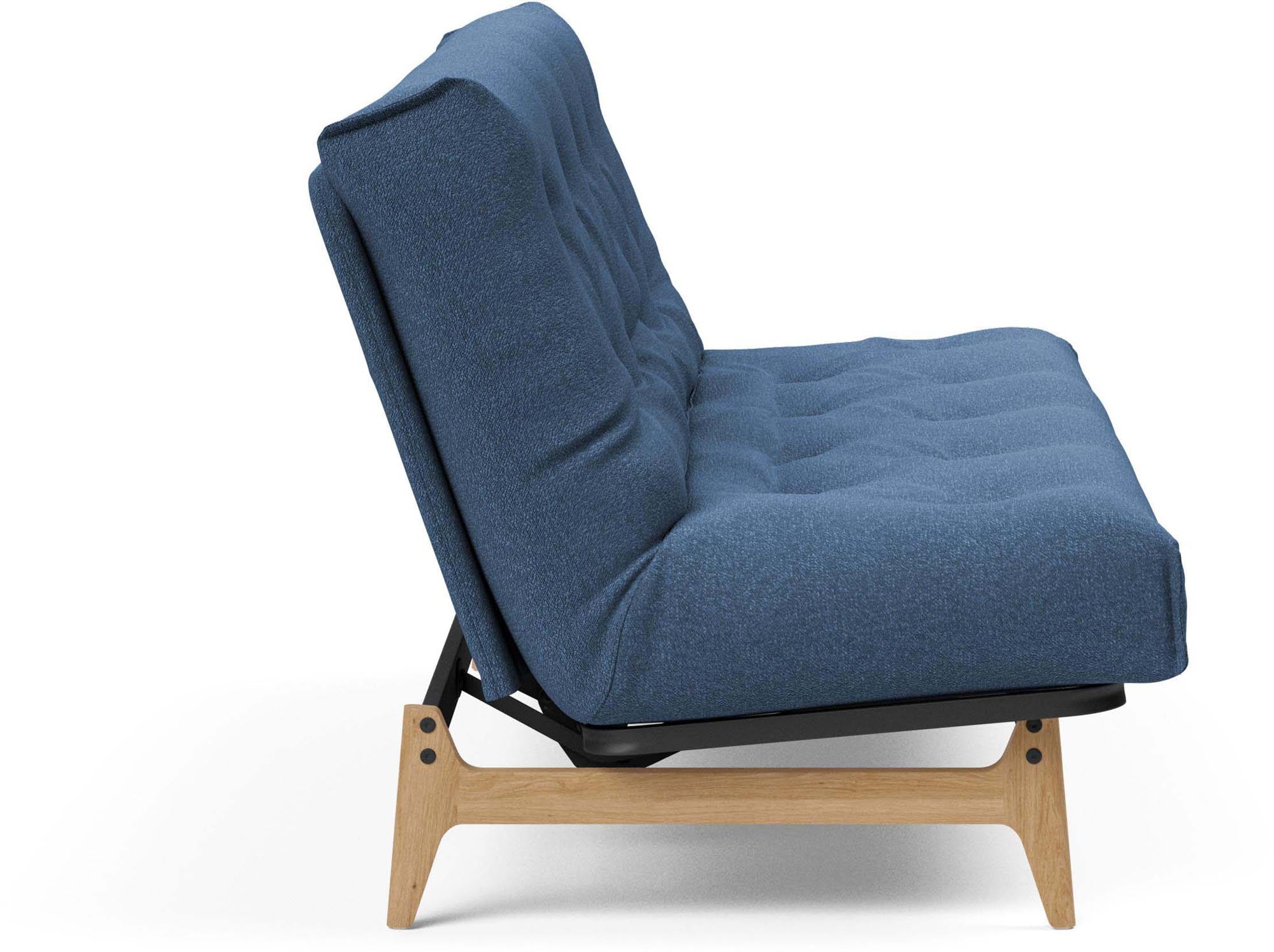 Elegantes Aslak 140 Bettsofa im Nordic Classic Stil, perfekt für moderne Wohnräume und als komfortable Schlafgelegenheit.
