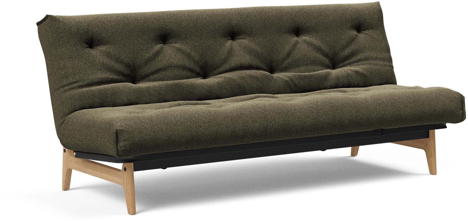 Stylisches Aslak 120 Bettsofa Nordic Spring von Innovation Living, perfekt für kompakte Wohnräume und gemütliche Nächte.