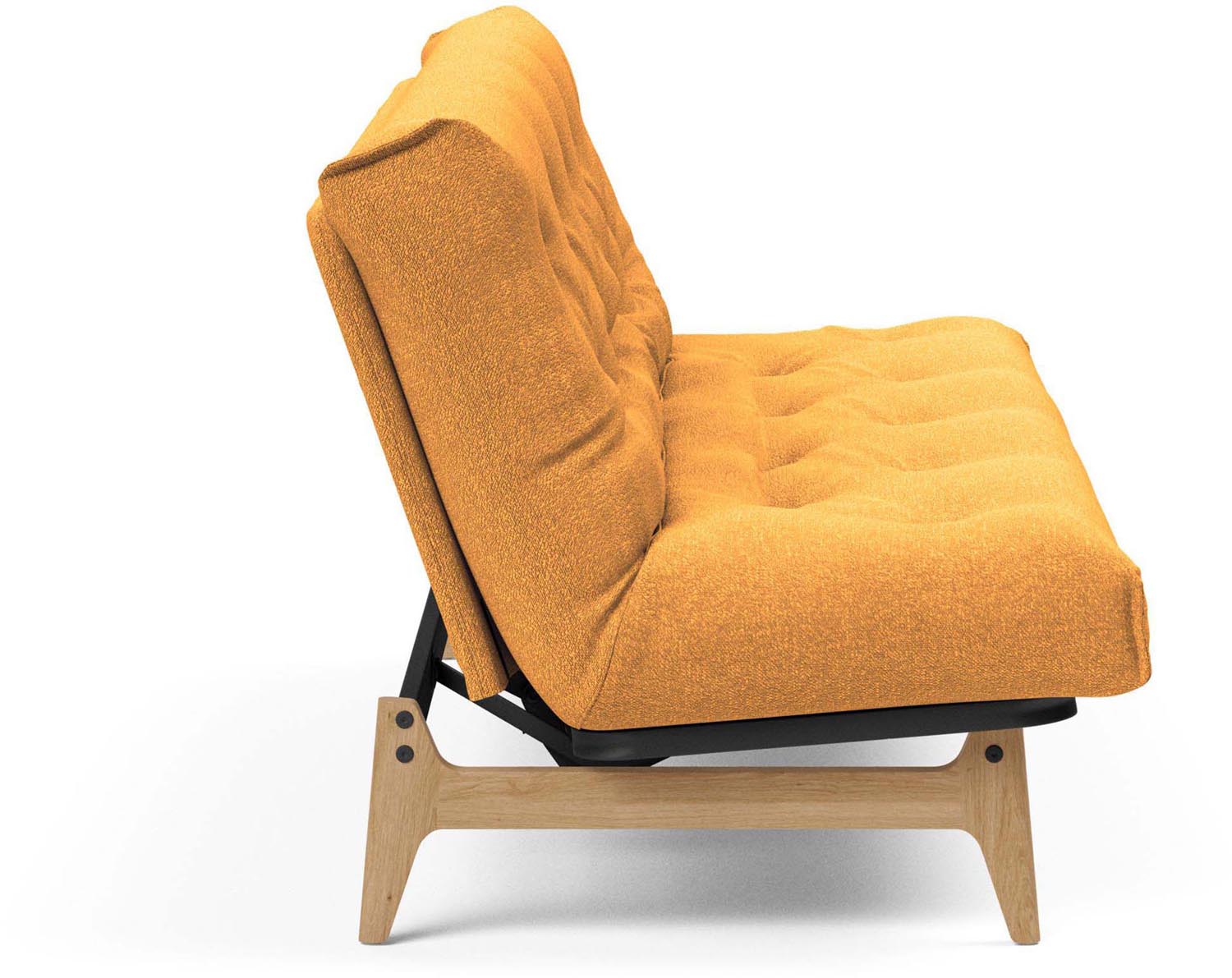 Elegantes Aslak 120 Bettsofa Nordic Spring von Innovation Living, perfekt für gemütliche Wohnräume und als praktisches Schlafsofa.