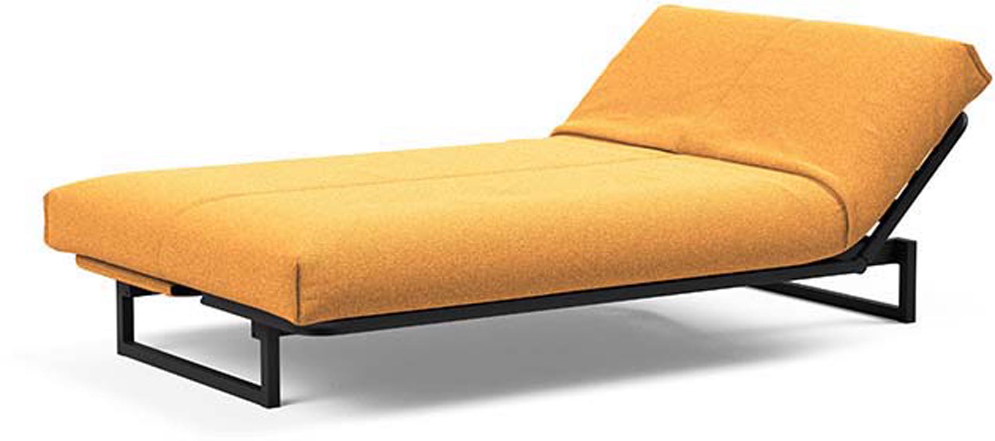 Elegantes Fraction 120 Bettsofa mit Nordic Cover von Innovation Living, ideal für gemütliche Nächte und modernes Wohndesign.
