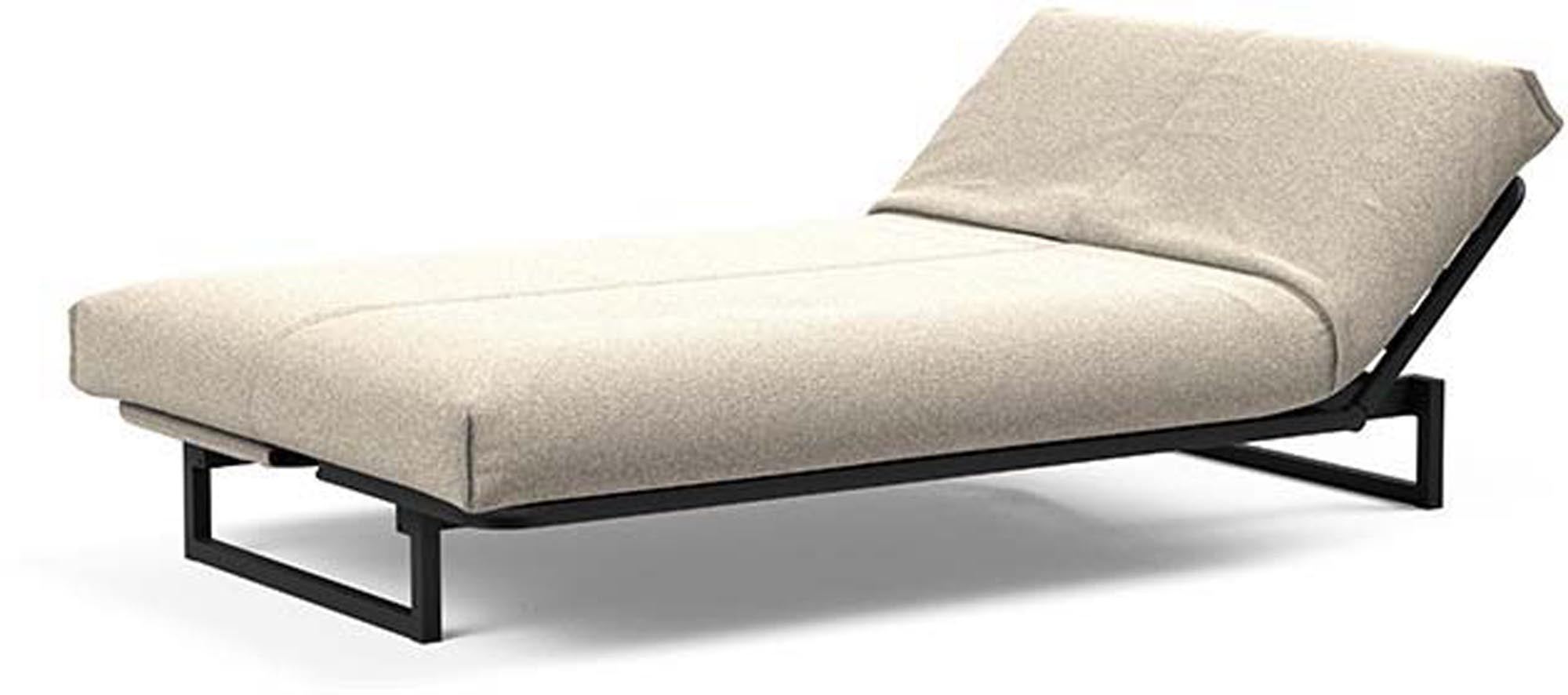 Stylisches Fraction 120 Bettsofa mit Nordic Cover von Innovation Living, ideal für stilvolle Wohnräume und entspannte Stunden.