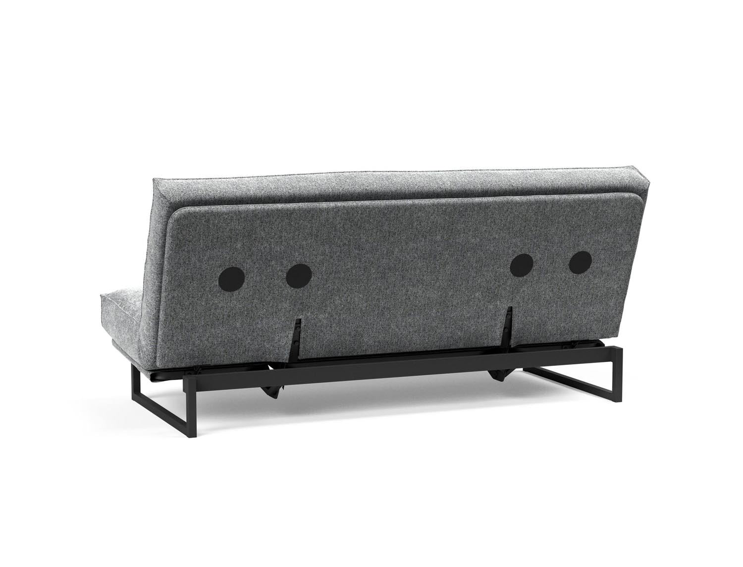 Elegantes Fraction 140 Bettsofa mit Soft Spring Bezug und passendem Gestellbezug, ideal für komfortable und moderne Wohnräume.