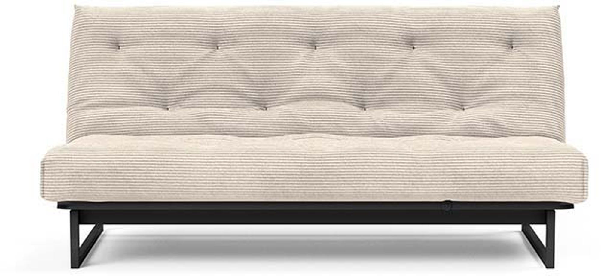 Stylisches Fraction 140 Bettsofa Nordic Spring von Innovation Living, ideal für multifunktionale Wohnräume und entspannte Nächte.