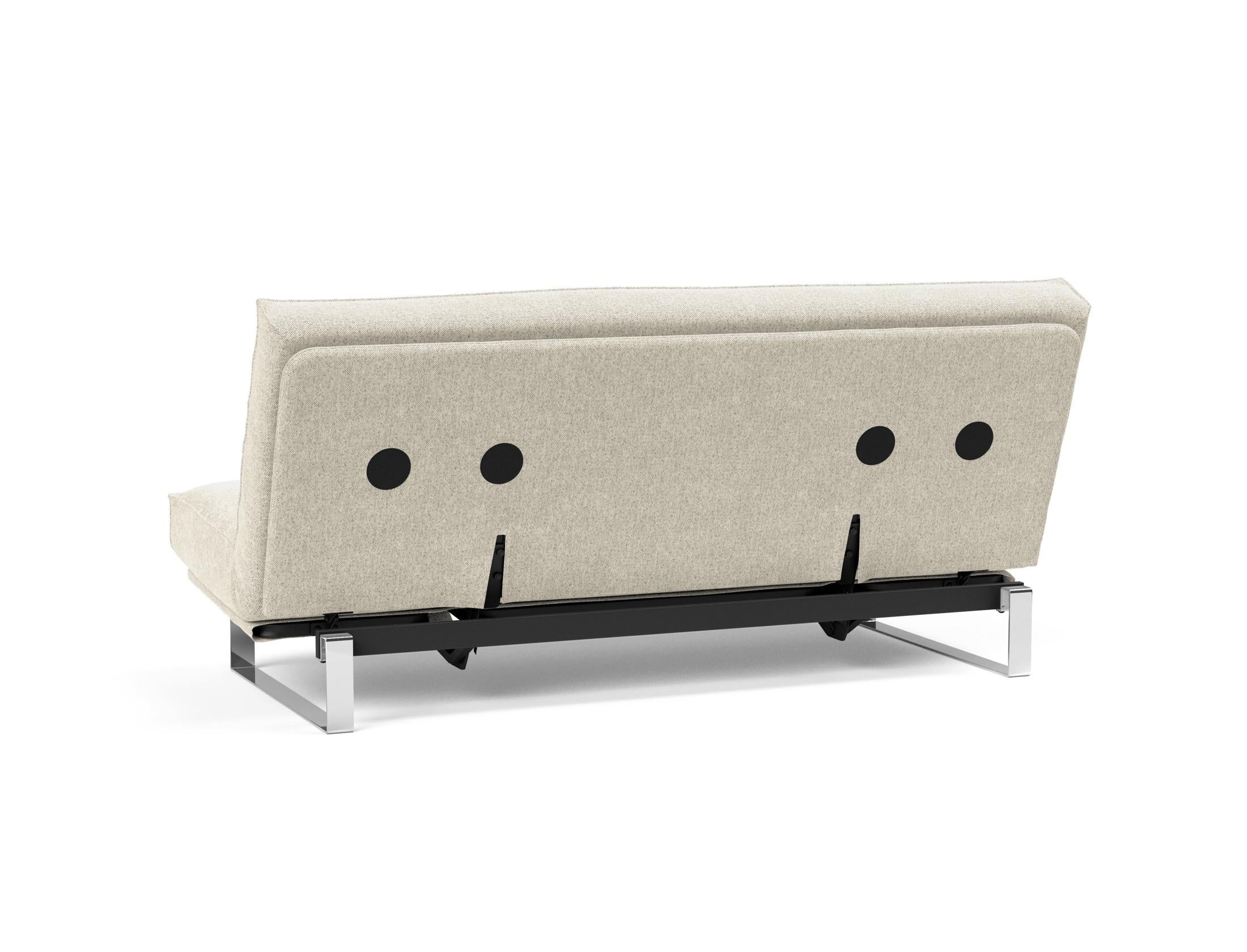 Stylisches Minimum Bettsofa 140 Sharp Plus mit weichem Soft Spring Bezug, ideal für moderne Wohnkonzepte und entspannte Stunden.