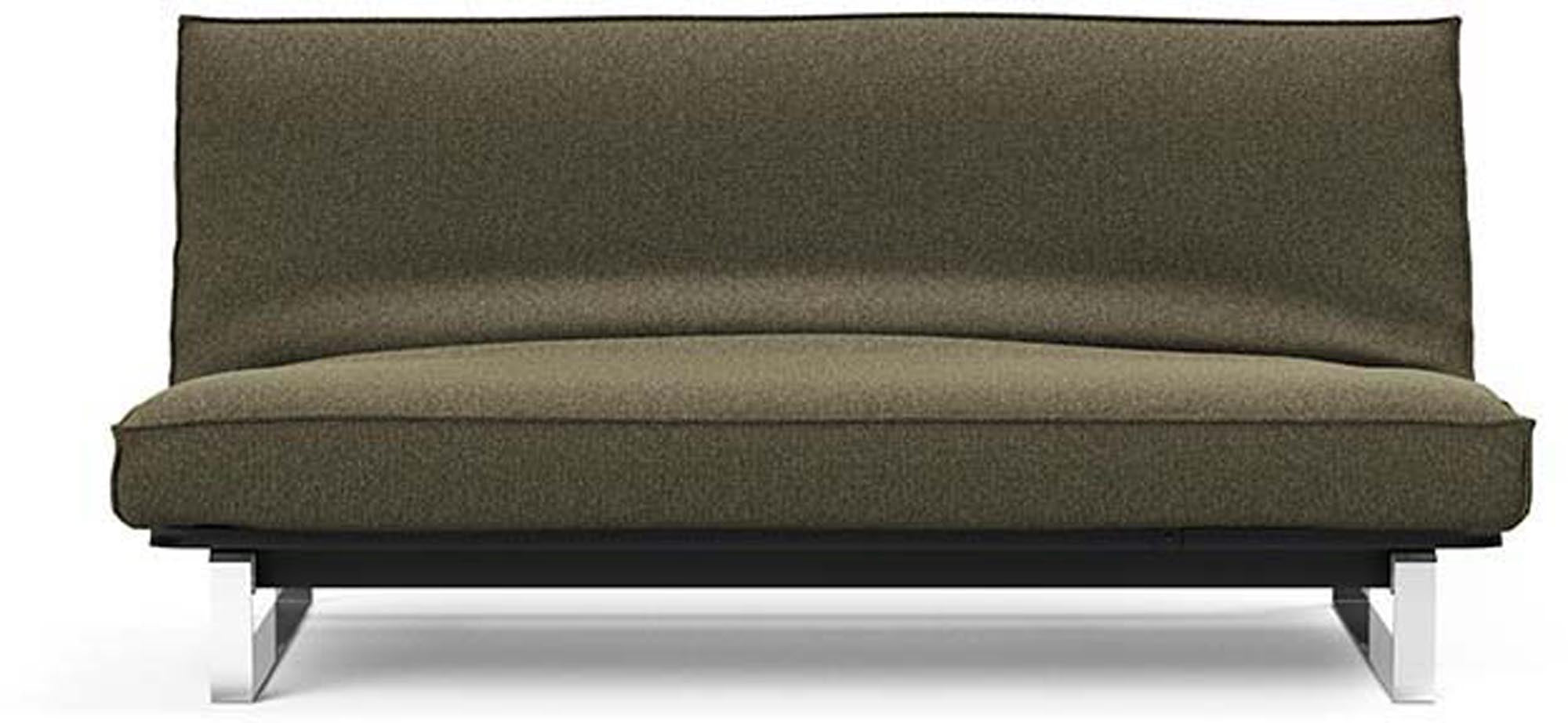 Stylisches Minimum Bettsofa 140 Sharp Plus Cover von Innovation Living, perfekt für kleine Räume und als komfortable Schlafgelegenheit.