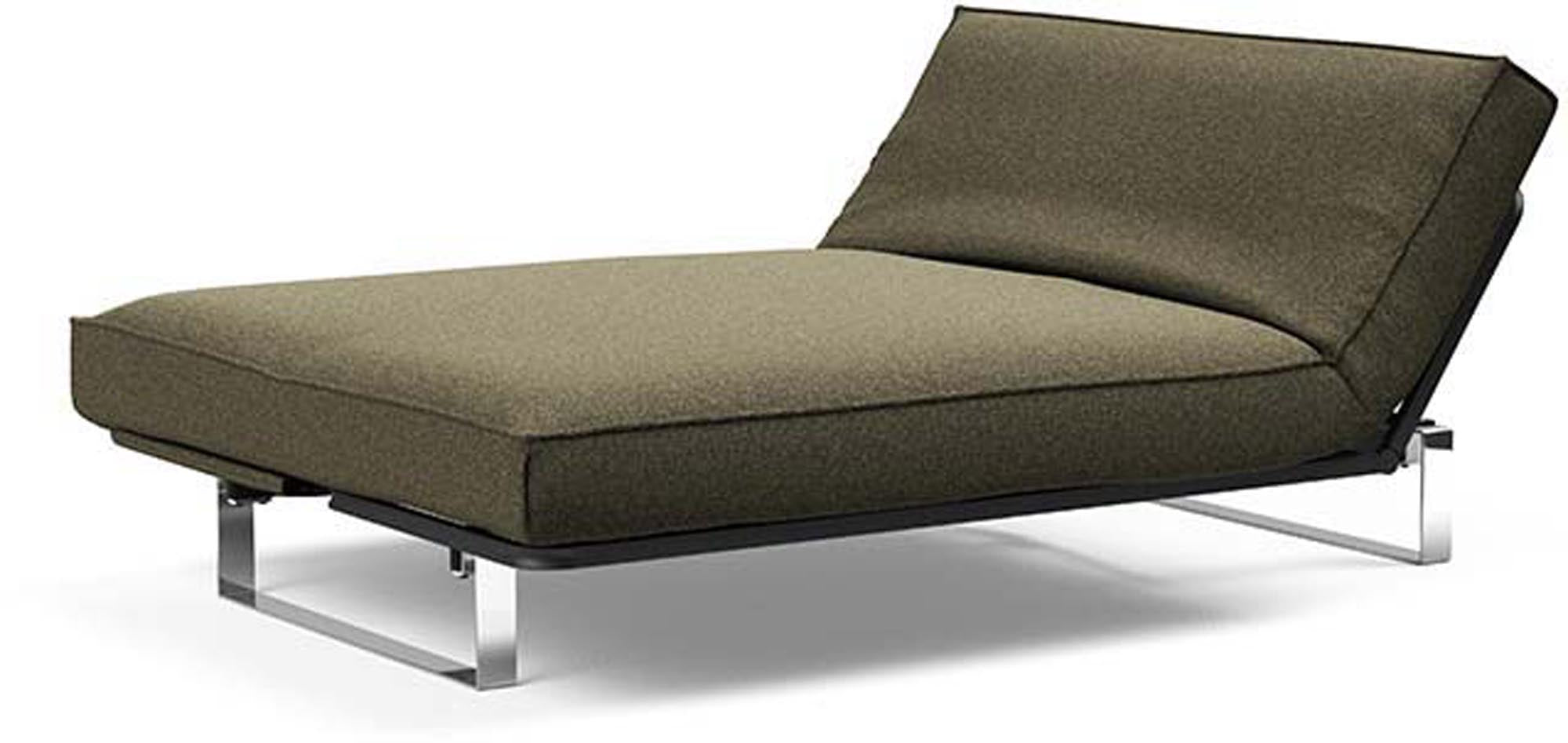 Modernes Minimum Bettsofa 140 Sharp Plus Cover von Innovation Living, perfekt für kompakte Wohnräume und als komfortable Schlaflösung.