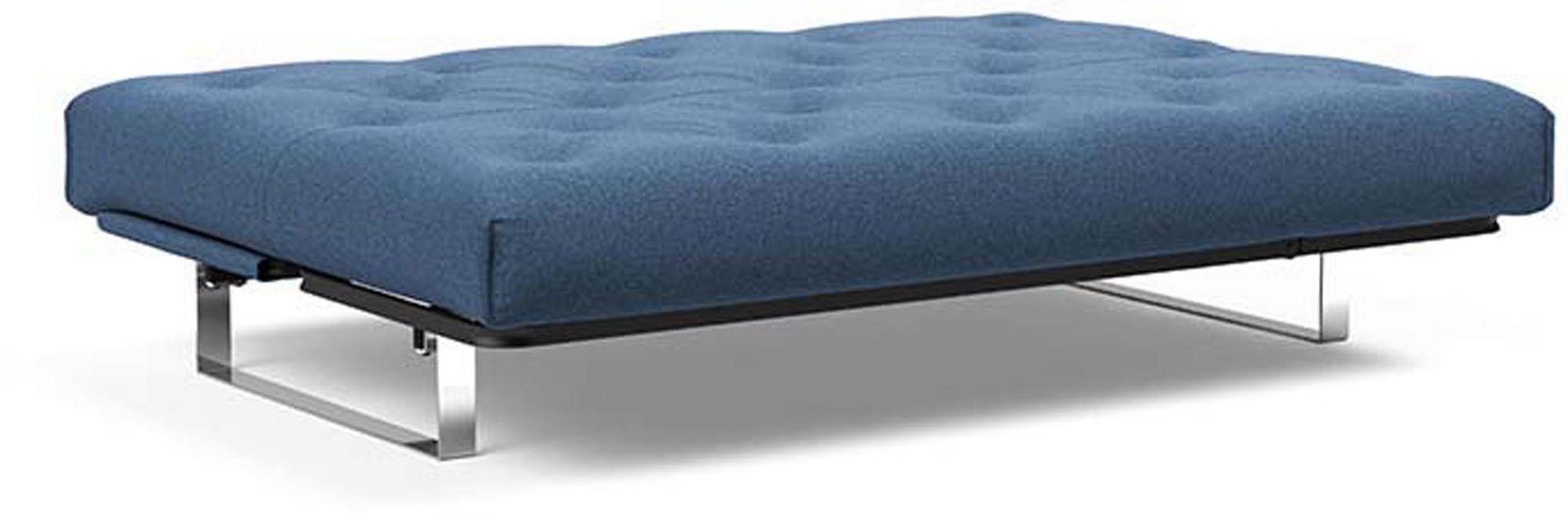 Elegantes Minimum Bettsofa 140 Nordic von Innovation Living, ideal für kleine Räume, kombiniert Funktionalität mit modernem skandinavischen Stil.