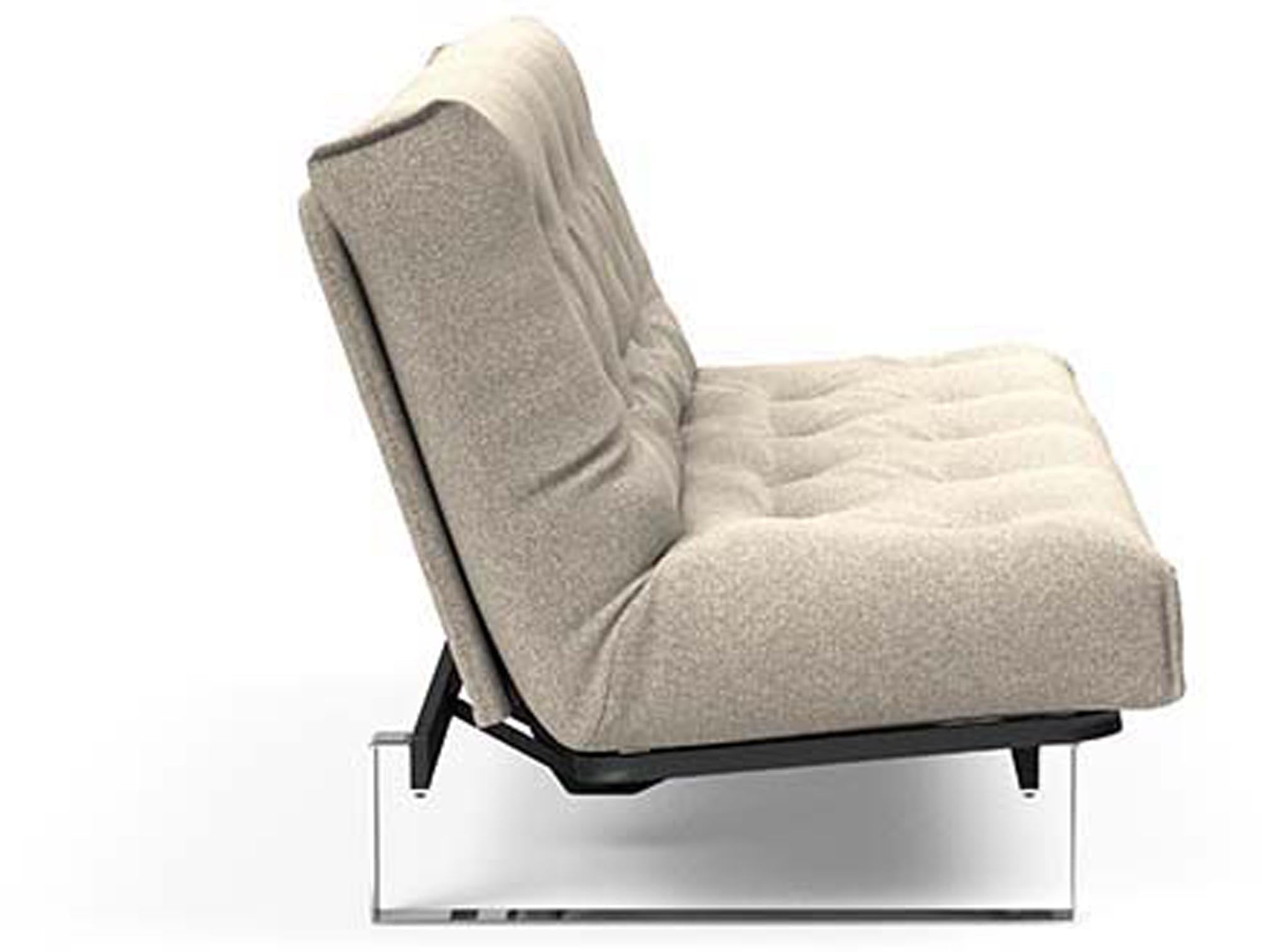 Modernes Minimum Bettsofa 140 Nordic von Innovation Living, ideal für kleine Räume, vereint Funktionalität und elegantes Design.