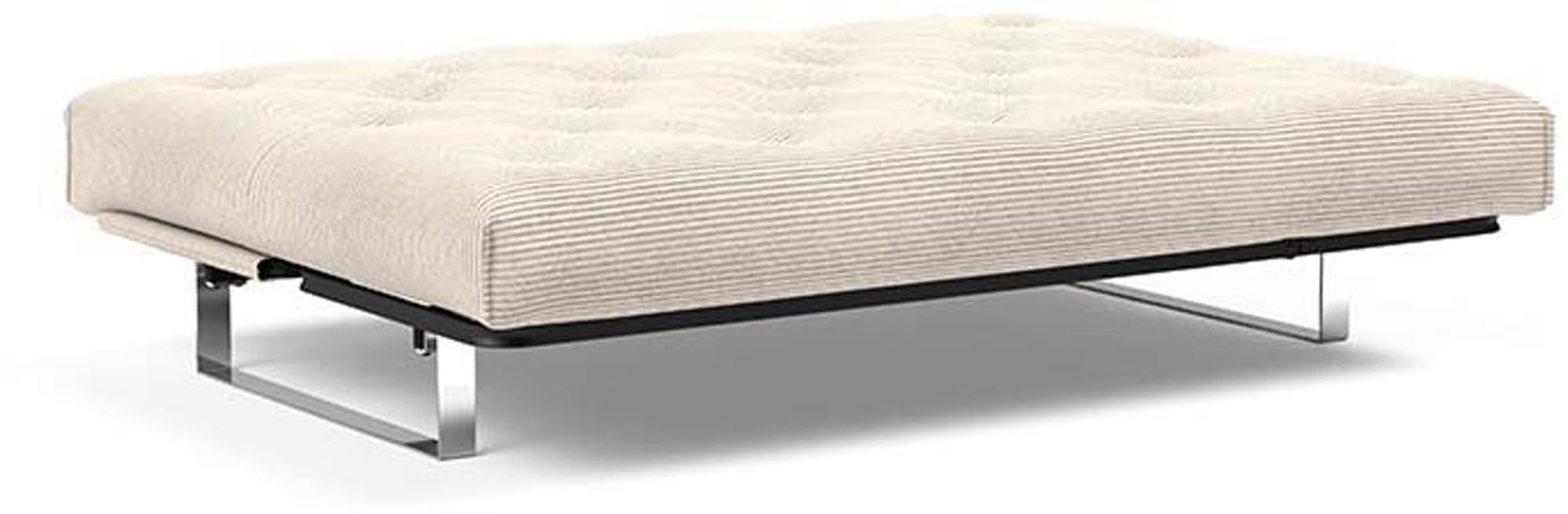 Elegantes Minimum Bettsofa 140 Nordic von Innovation Living, ideal für kompakte Wohnräume, kombiniert Funktionalität mit zeitgemäßem Stil.