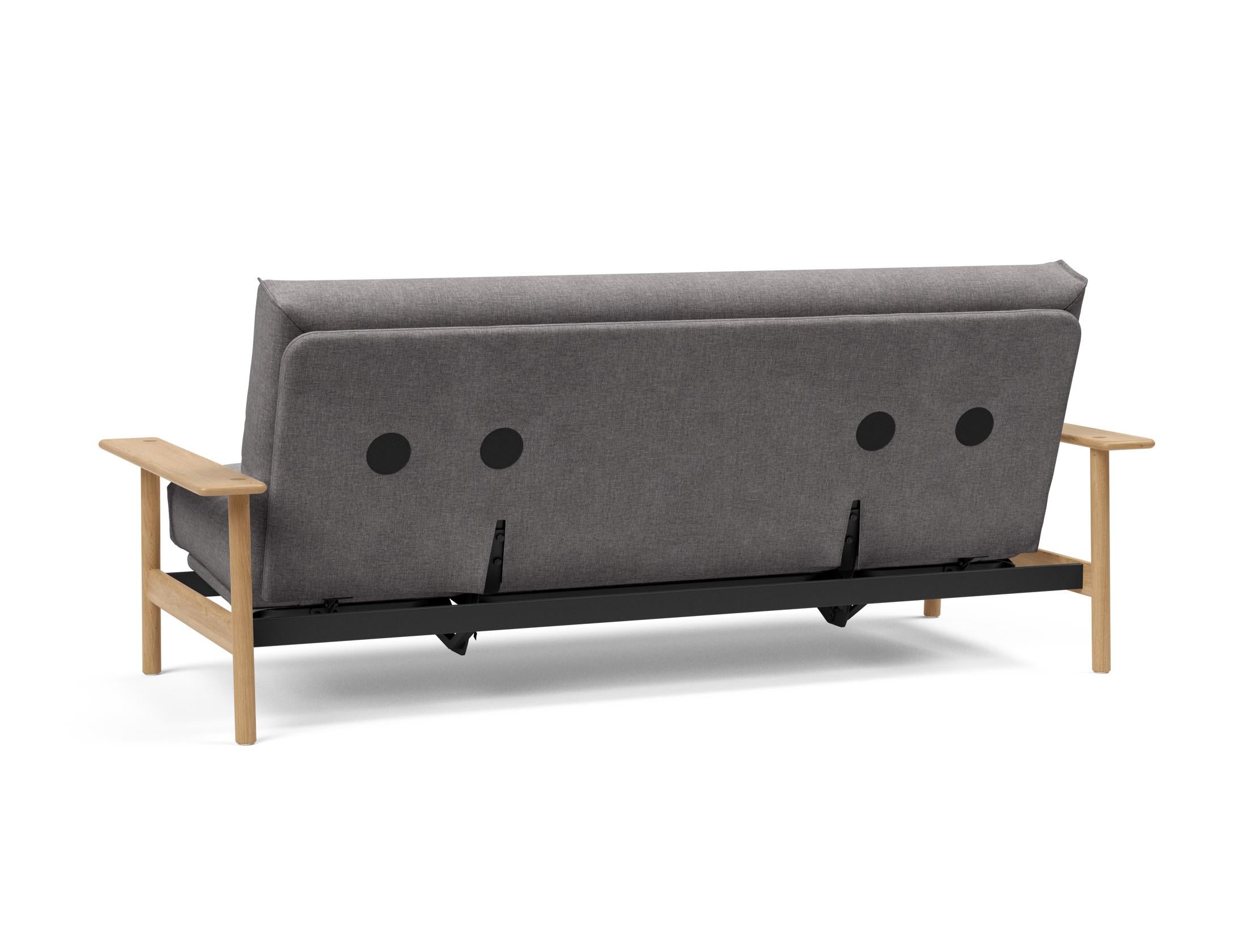 Modernes Balder Bettsofa 140 in Nordic Cover, ausgestattet mit einem komfortablen Soft Spring Bezug – ideal für entspannte Stunden und stilvolle Einrichtung.