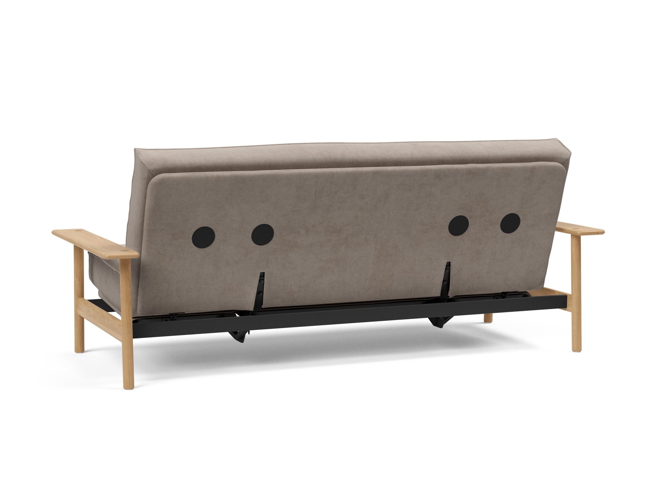 Modernes Balder Bettsofa 140 mit elegantem Soft Spring Bezug, perfekt für komfortable Entspannung und stilvolle Einrichtung.