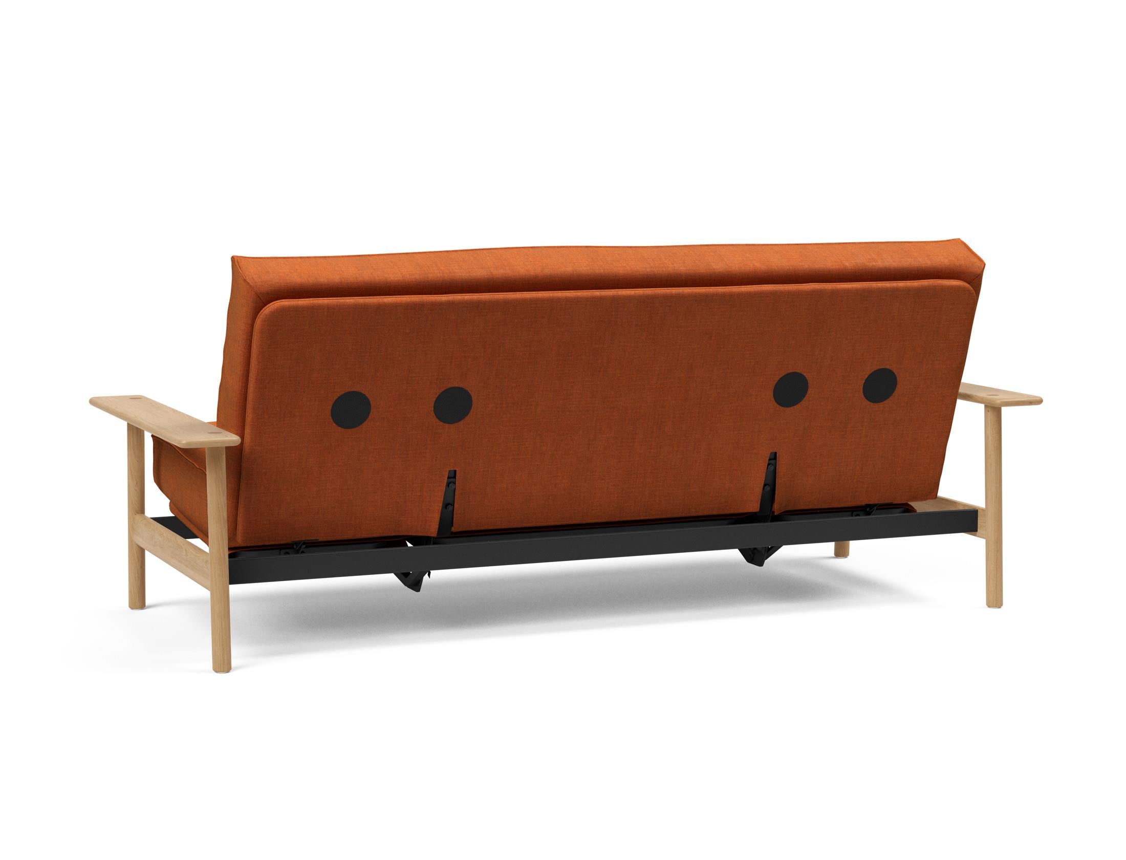 Modernes Balder Bettsofa 140 mit hochwertigem Soft Spring Bezug, perfekt für stilvolle Wohnräume und entspannte Schlafmomente.