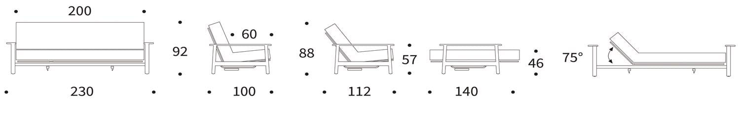 Modernes Balder Bettsofa 140 in stilvollem Design mit Soft Spring Bezug, perfekt für entspannte Abende und vielseitige Wohnräume.