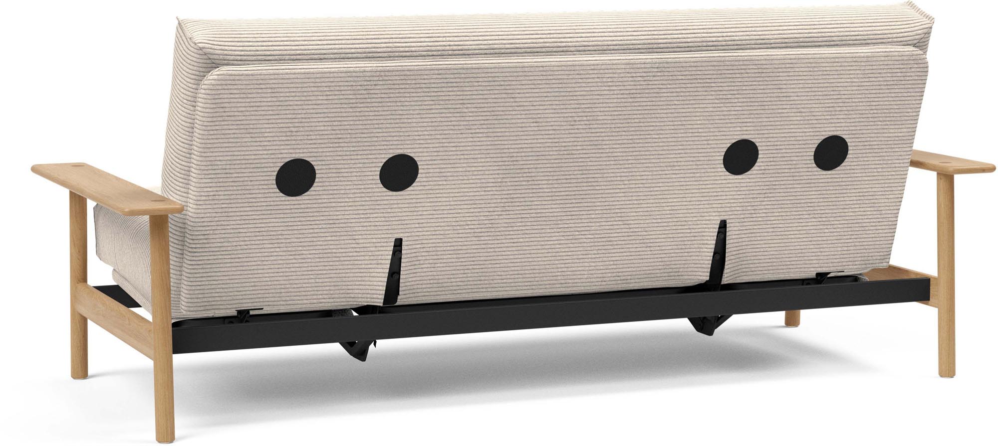 Stylisches Balder Bettsofa 140 in Nordic Cover Classic, ideal für entspannte Abende und als funktionale Schlaflösung.